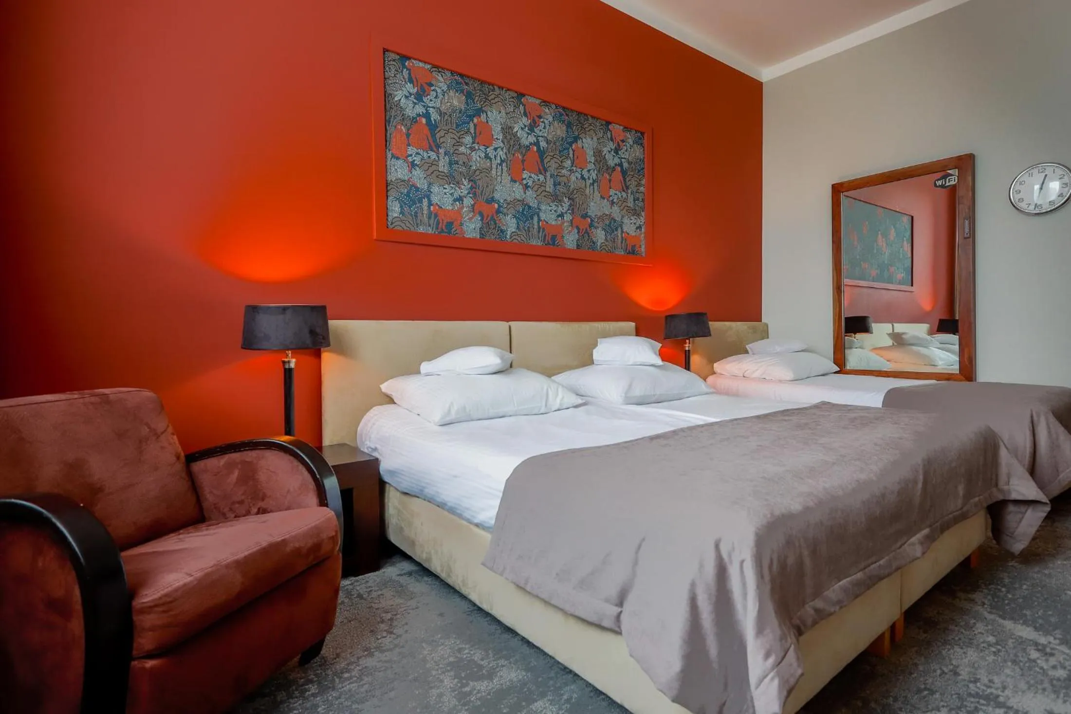 Bed in Hotel Szara Willa