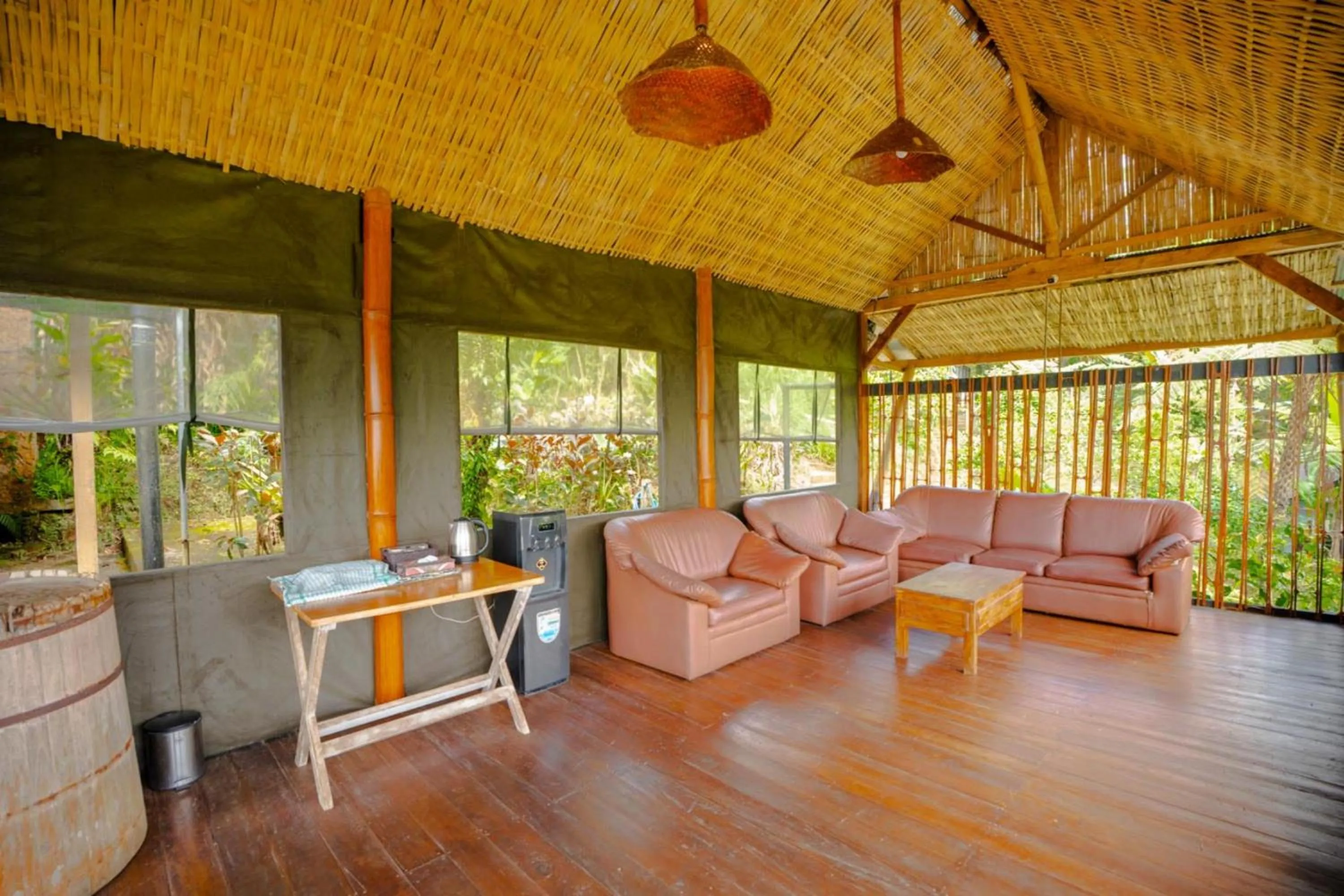 Living room in Sang Giri Mountain Tent Resort