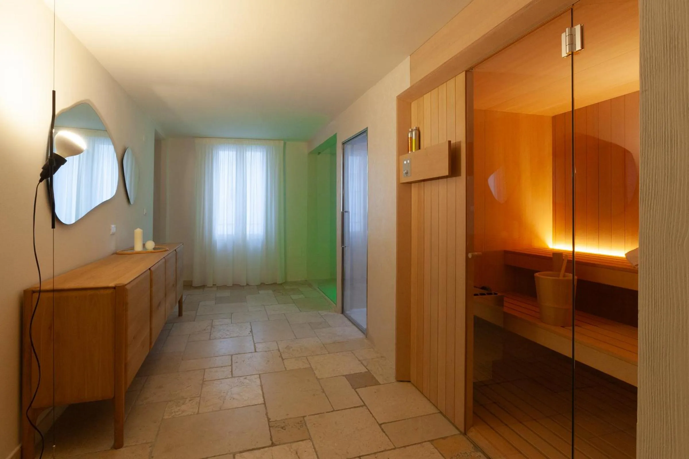 Sauna in Monteforte Suite & Spa