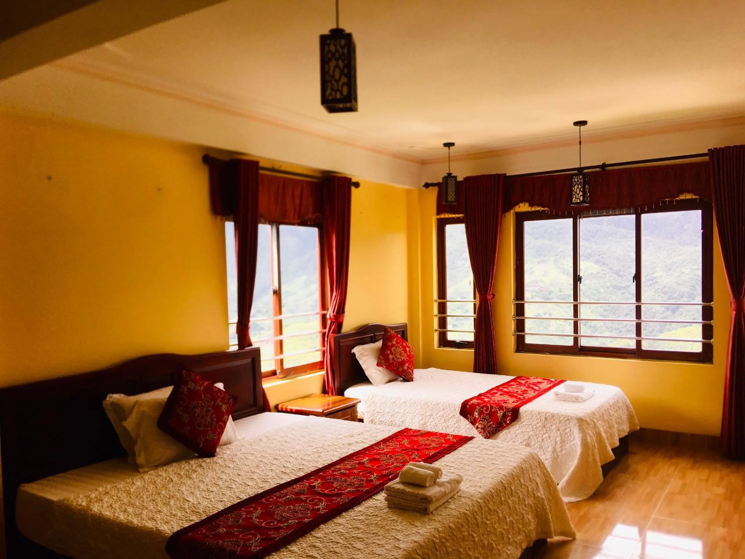 Photo of the whole room, Bed in Black Hmong View hotel