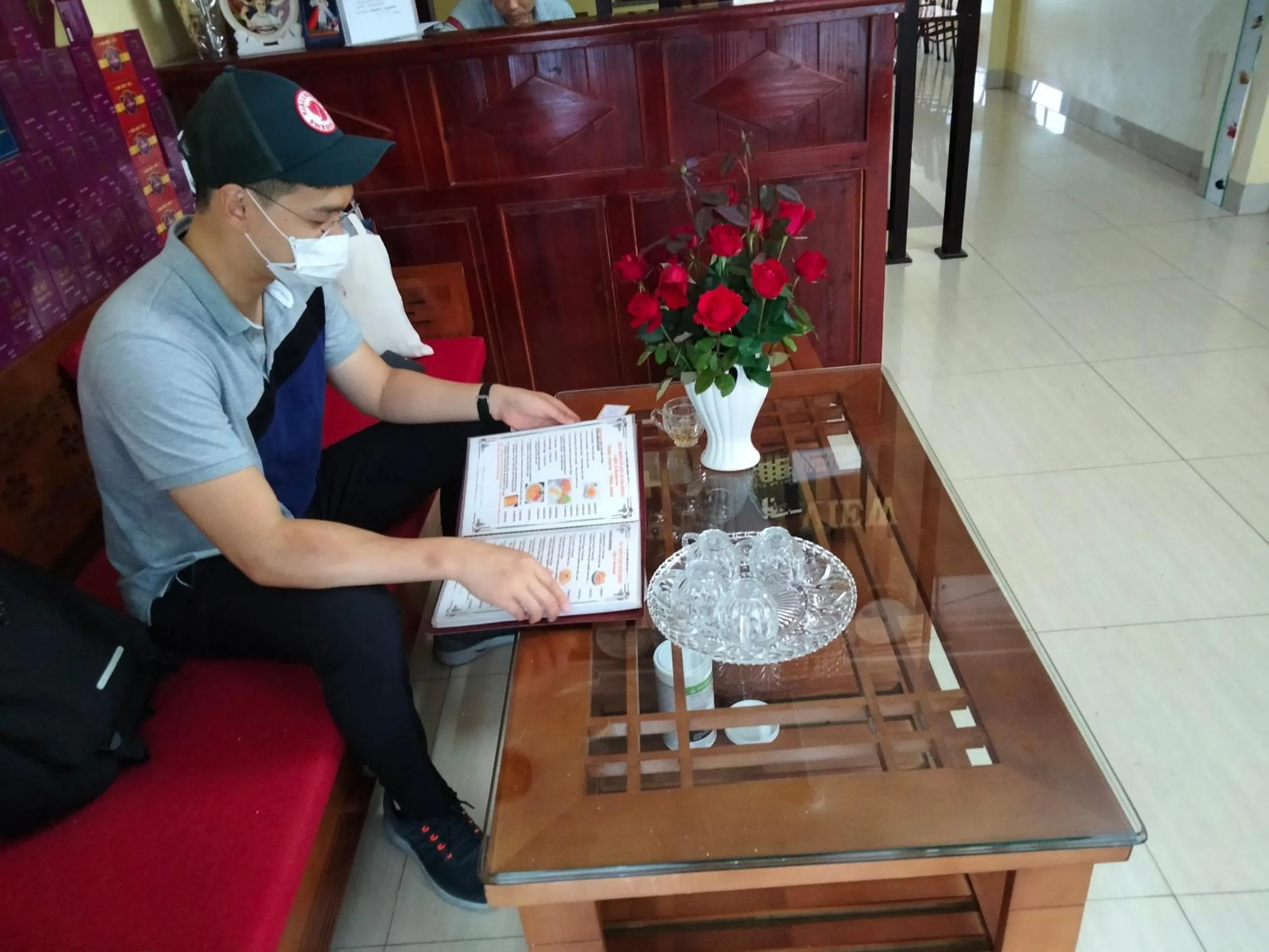 group of guests in Black Hmong View hotel