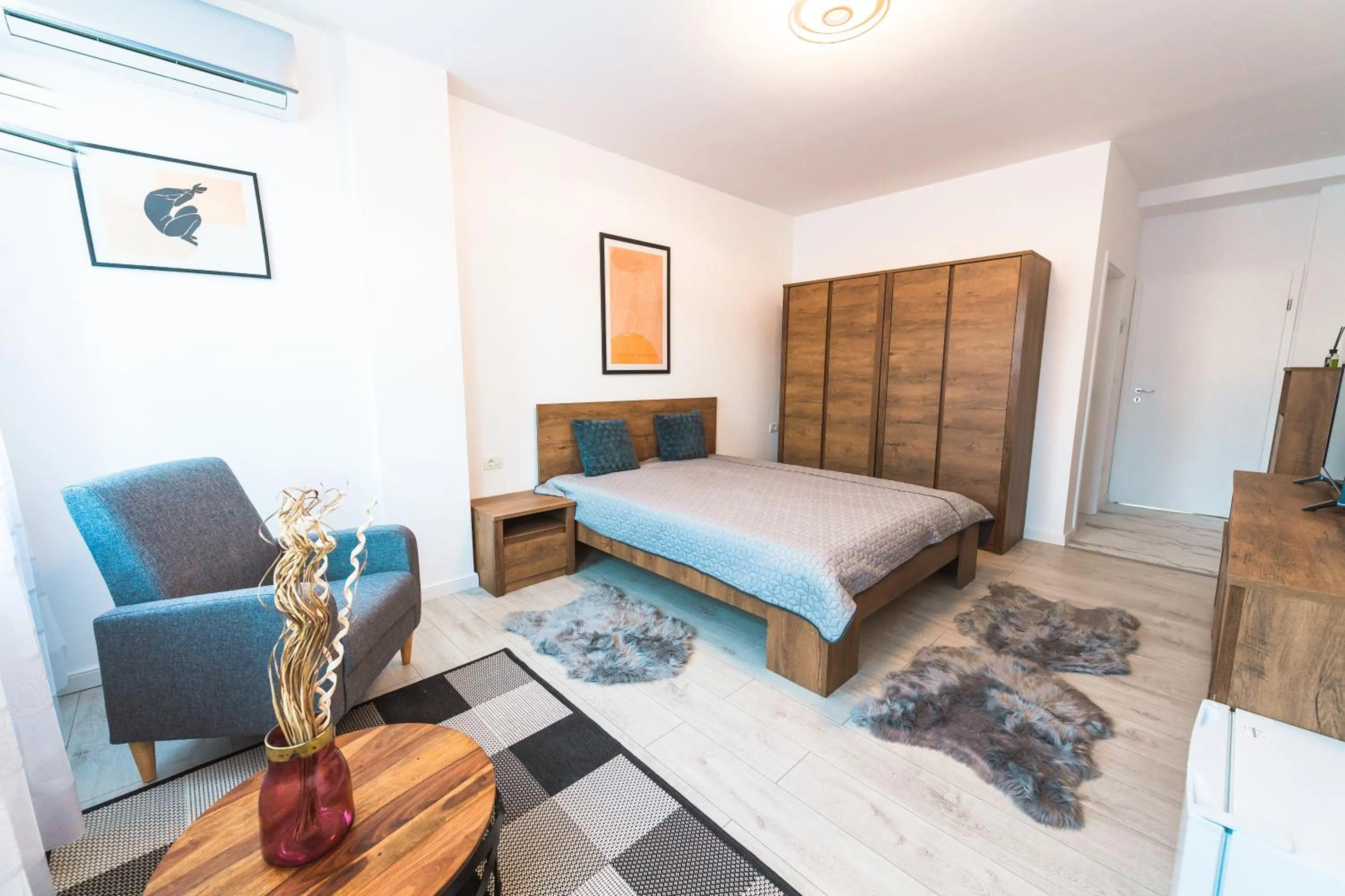 Bed in EVRA APARTMENTS