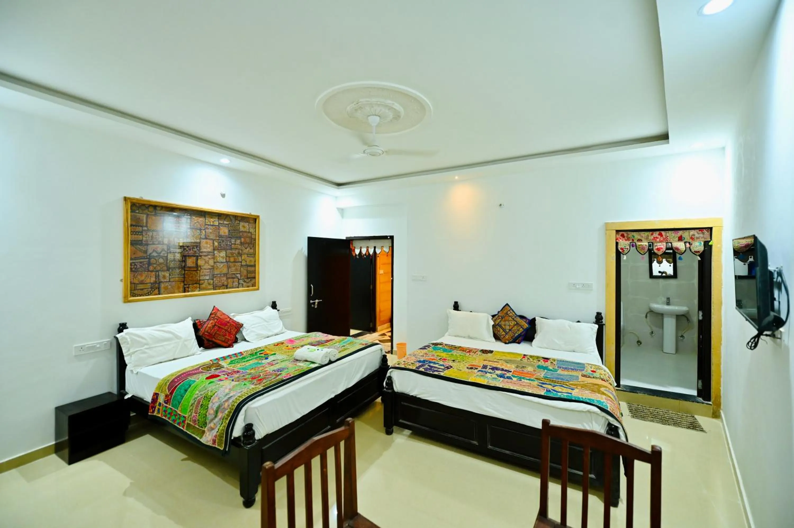 Bed in kings villa Jaisalmer