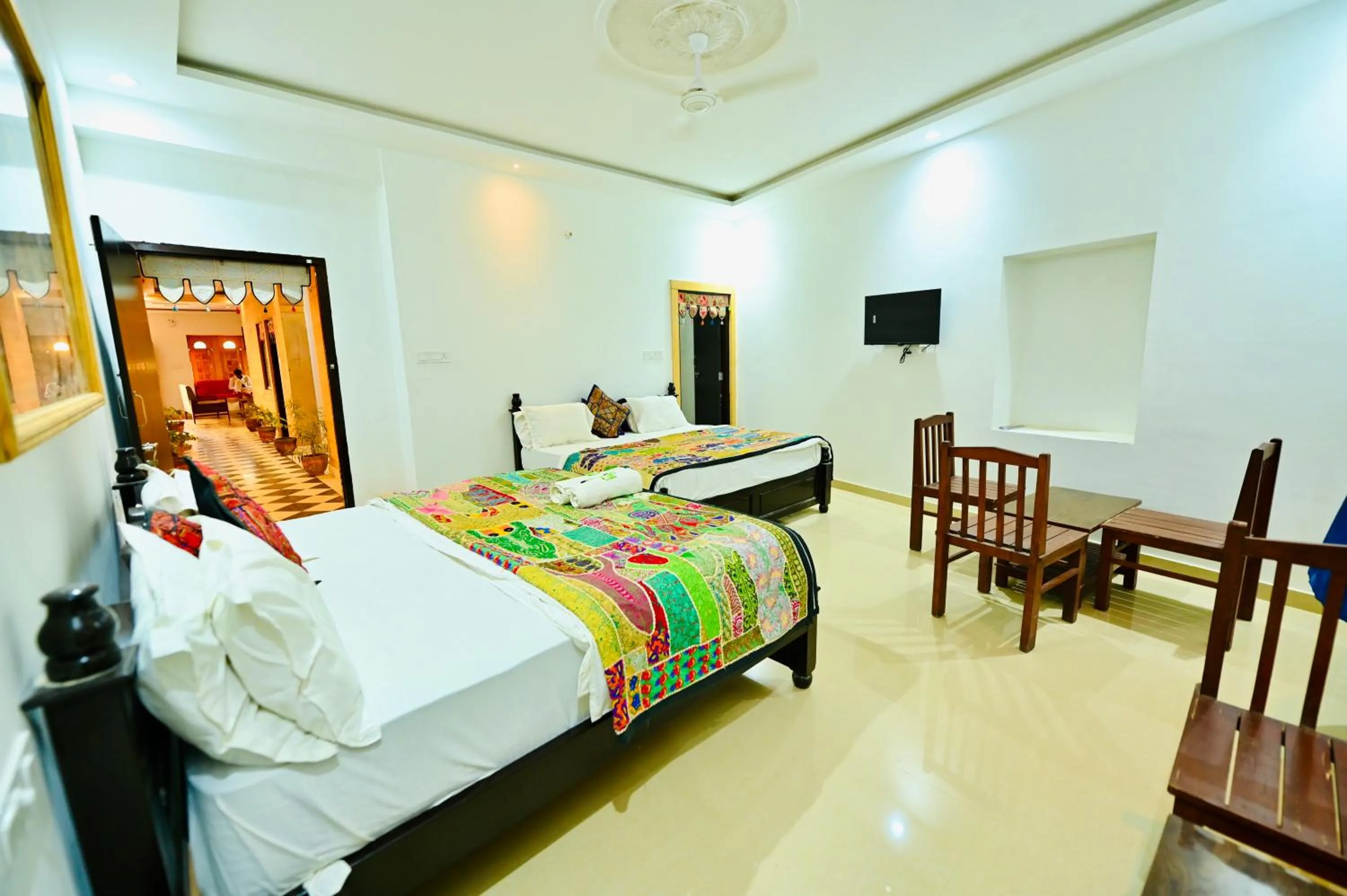 Bed in kings villa Jaisalmer