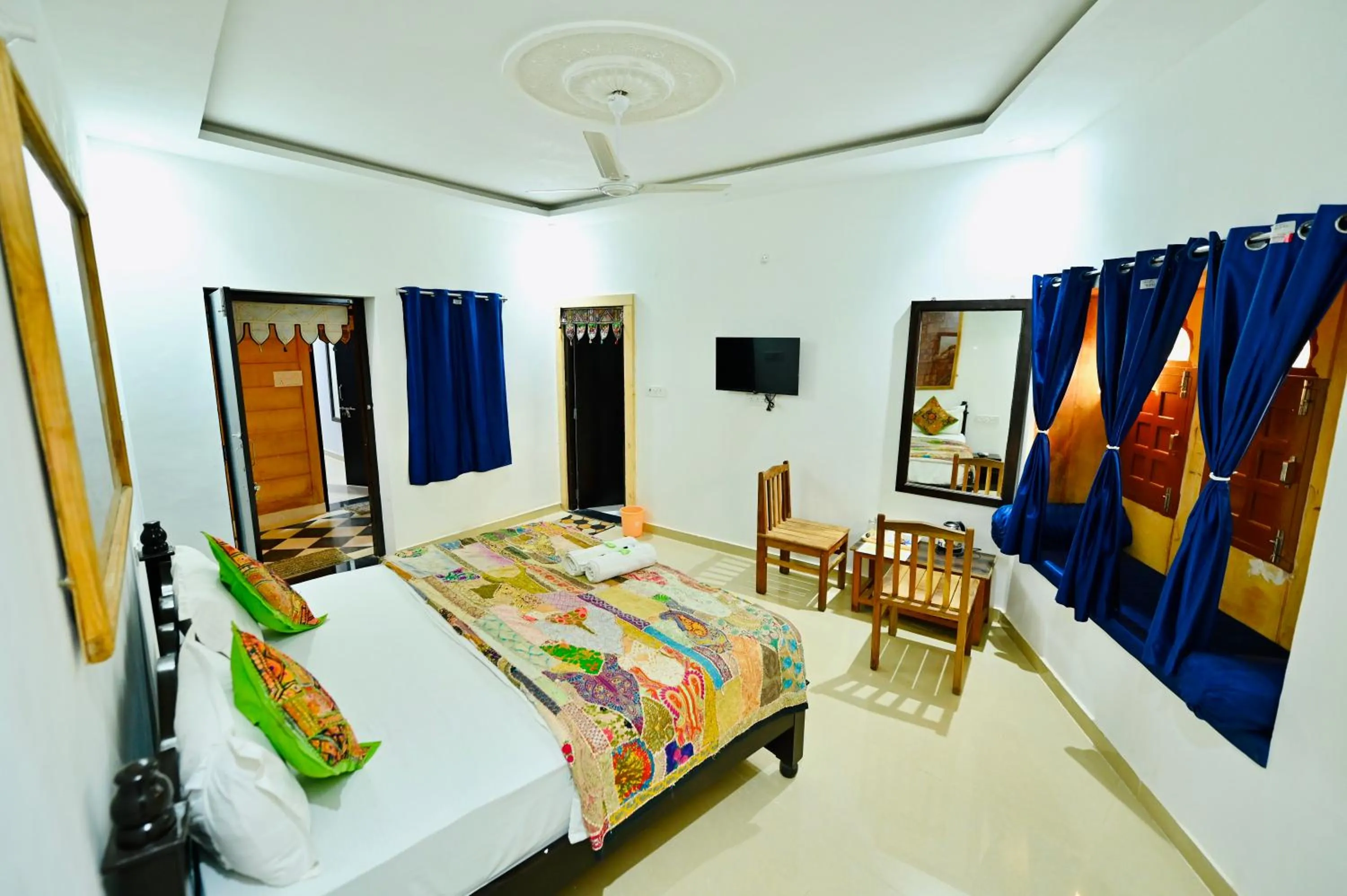Bed in kings villa Jaisalmer