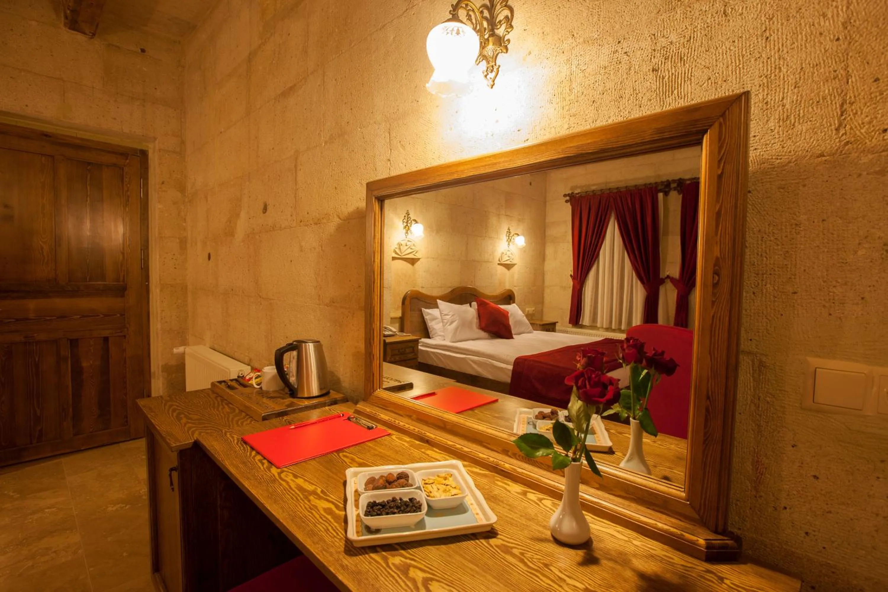 Decorative detail, Bed in Magic Cave House