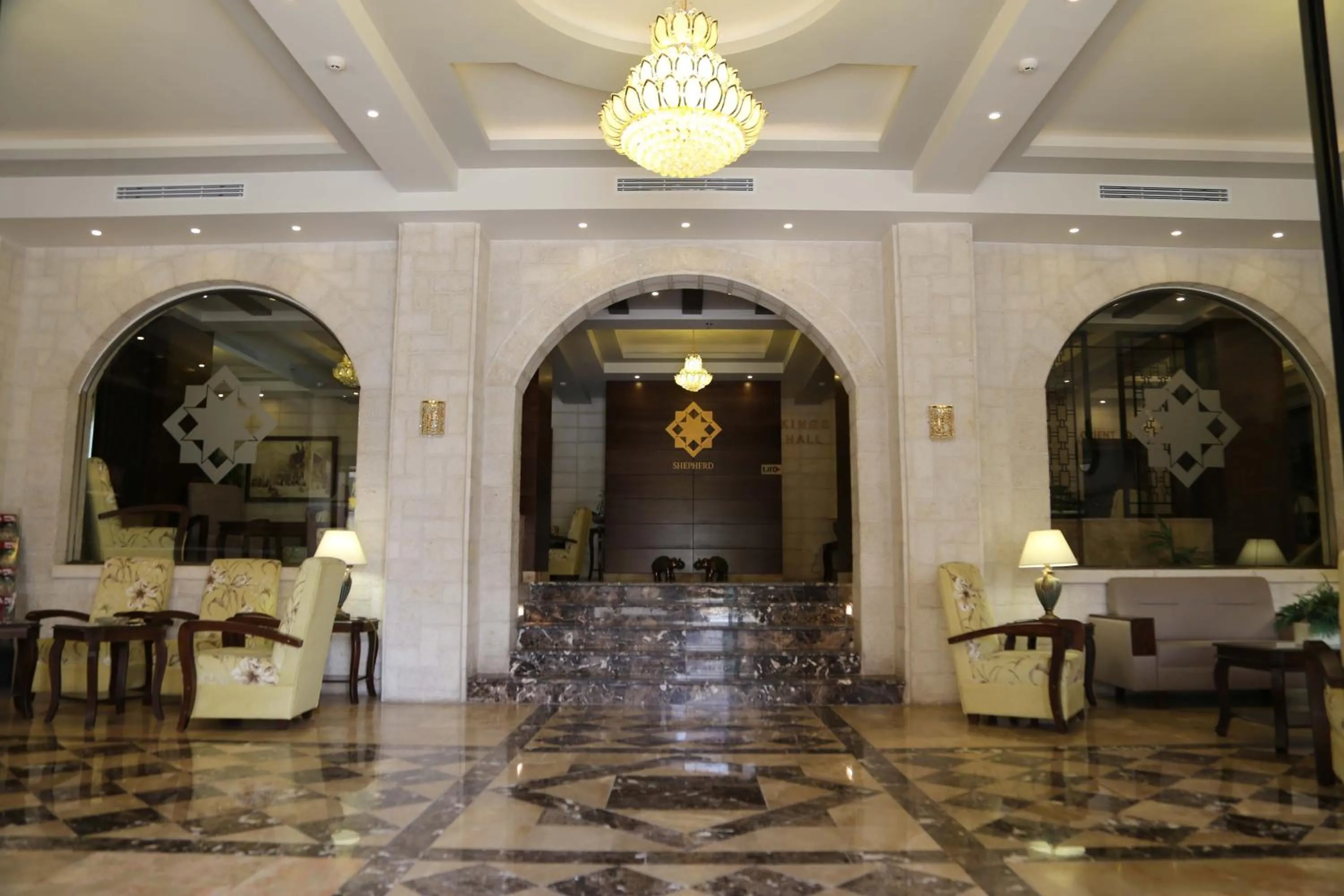 Lobby or reception in Shepherd Hotel