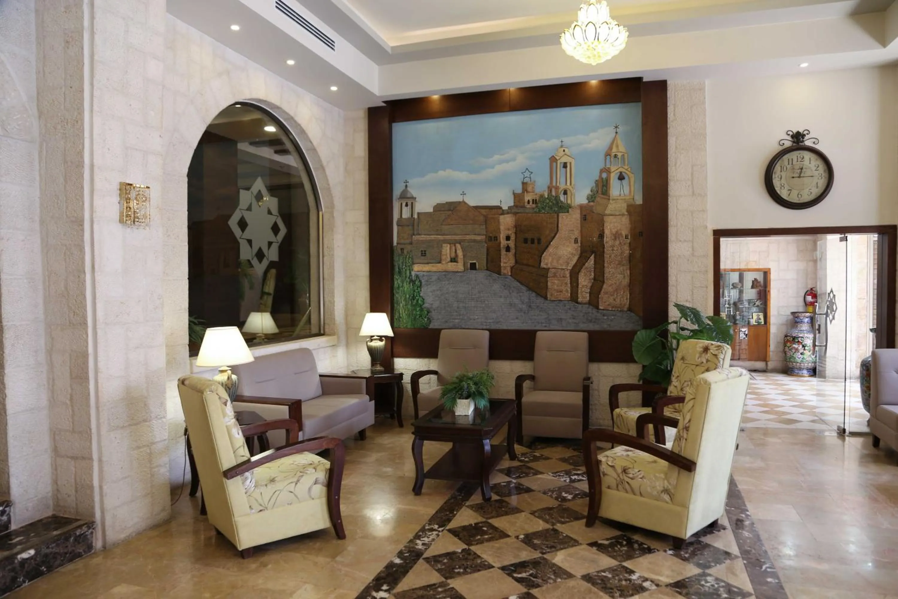 Seating area in Shepherd Hotel