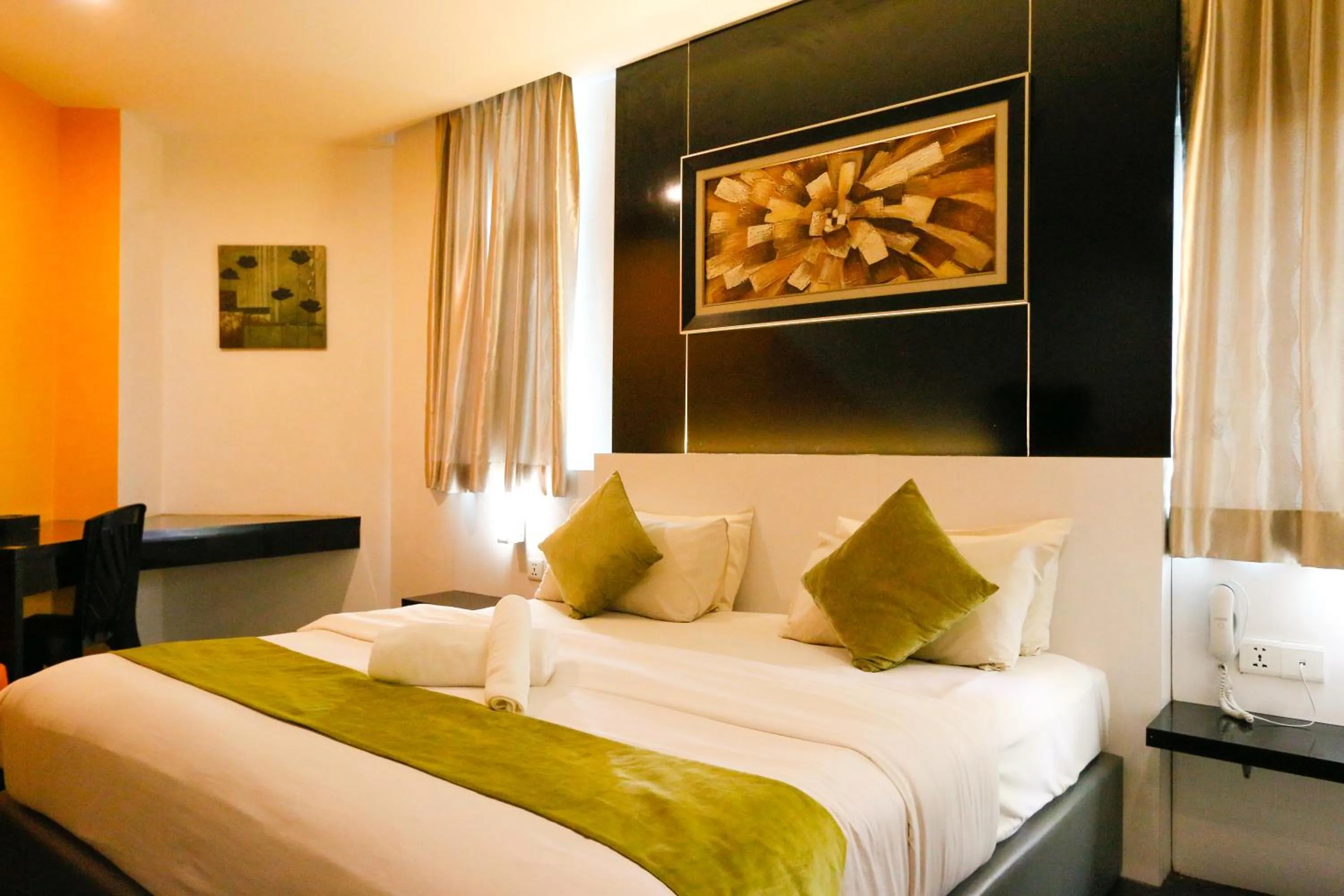 Bed in Golden Roof Hotel Ampang Ipoh