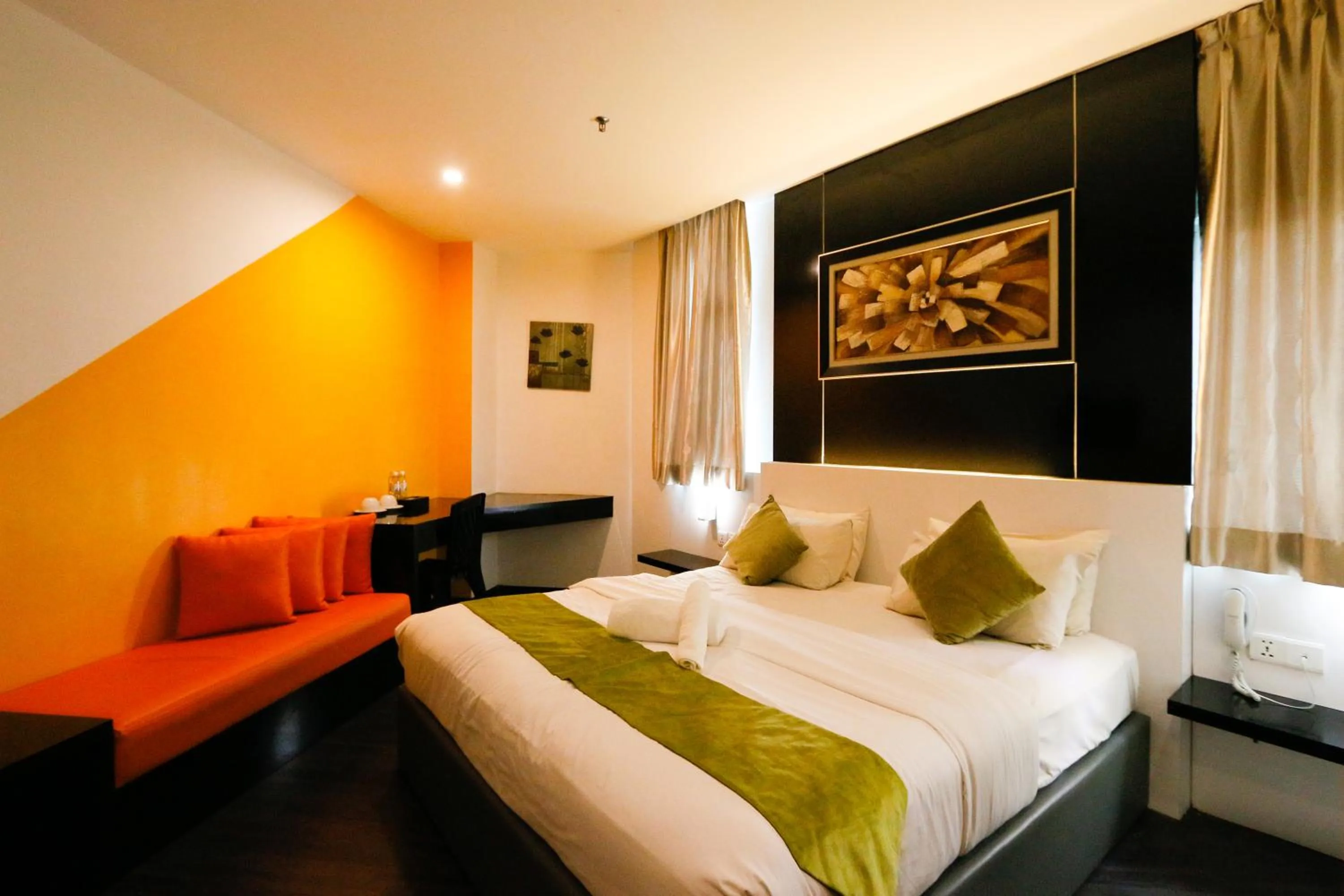 Bed in Golden Roof Hotel Ampang Ipoh