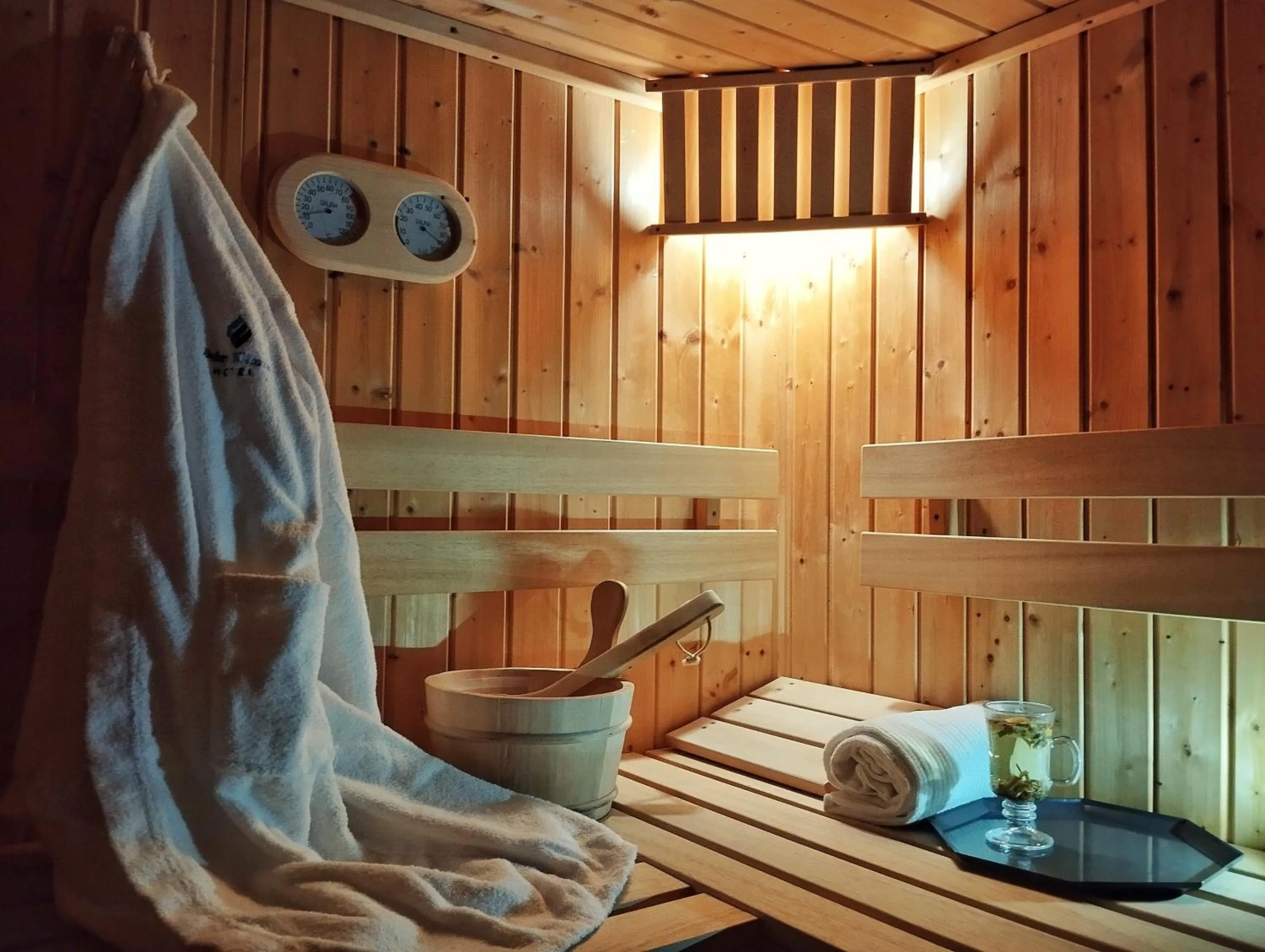 Sauna in Hotel Dobry Klimat