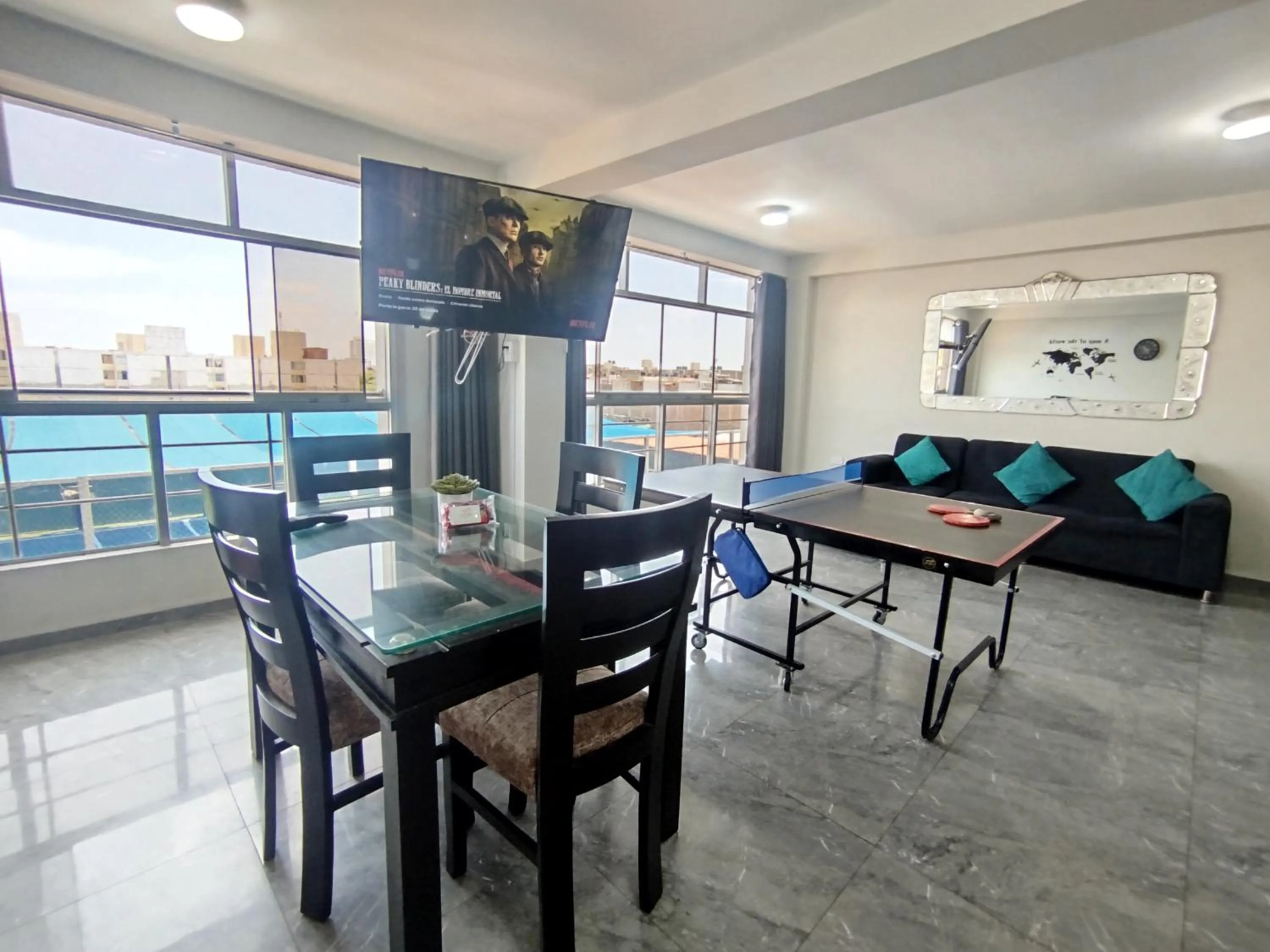 Dining area in Apartamentos "APPART D'ELIETTE"