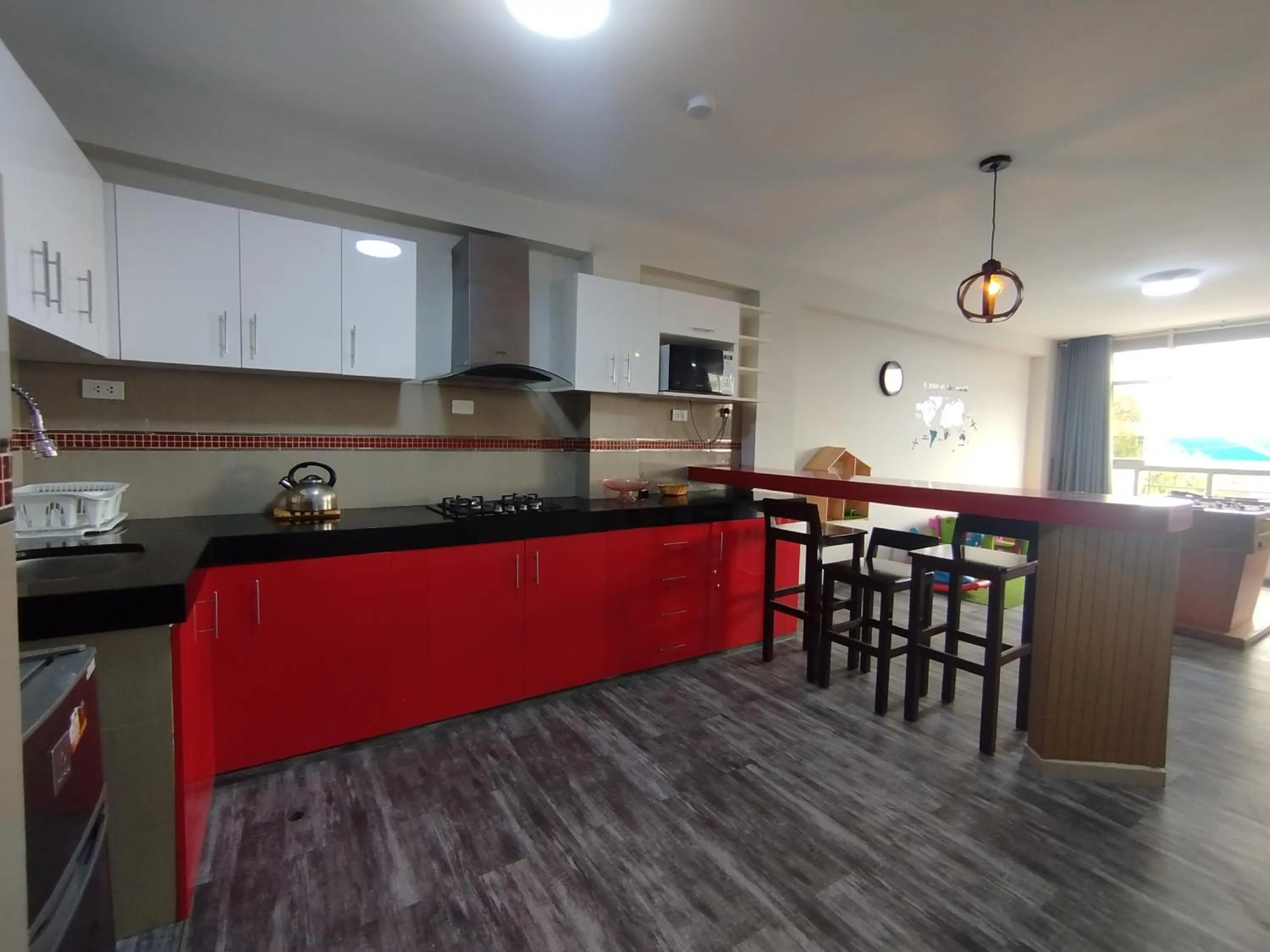 Kitchen or kitchenette in Apartamentos "APPART D'ELIETTE"