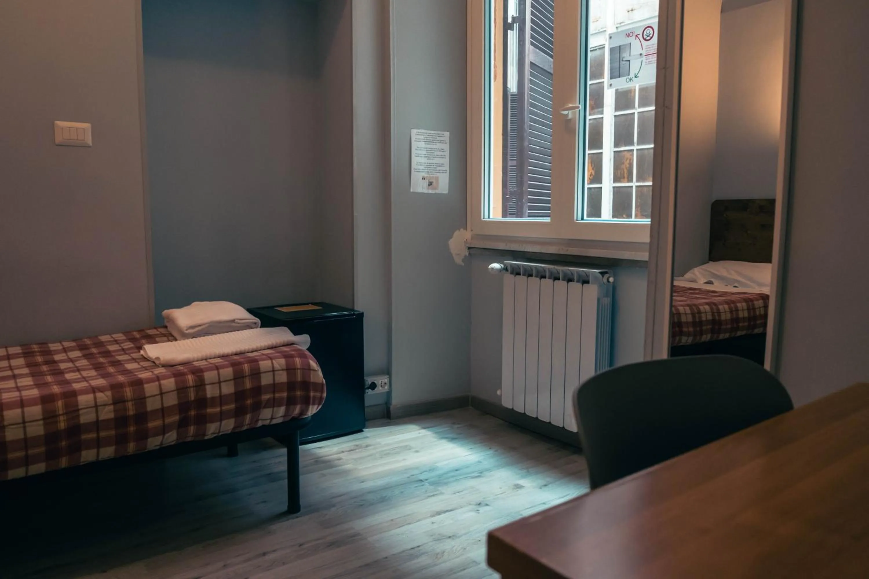 View (from property/room), Bed in Hotel Big Bang