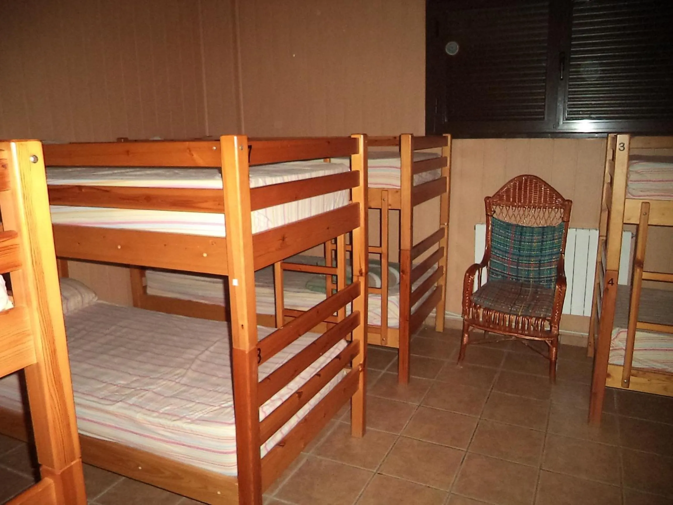 Bed in Albergue de Peregrinos A Santiago