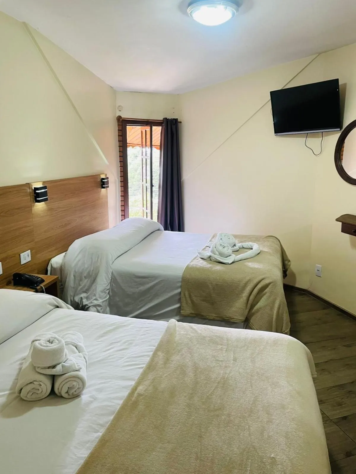 Bed in Hotel Garnier