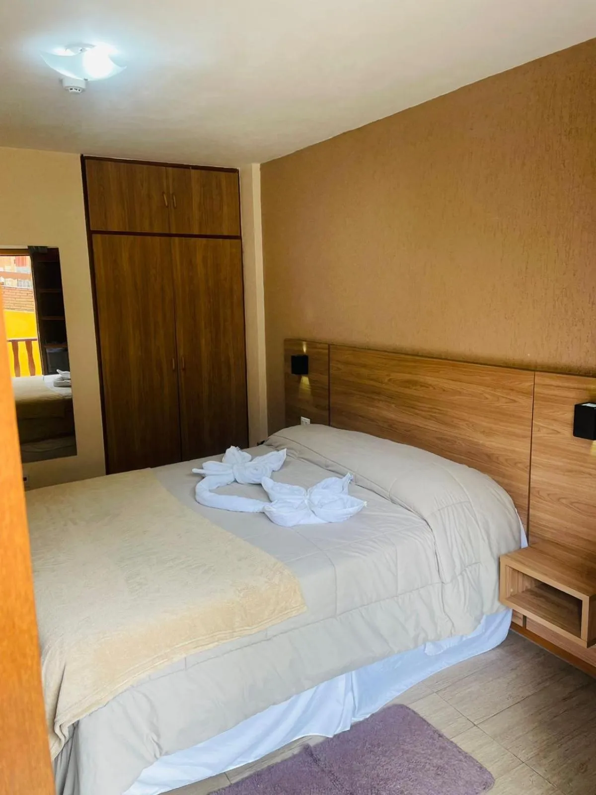 Bed in Hotel Garnier