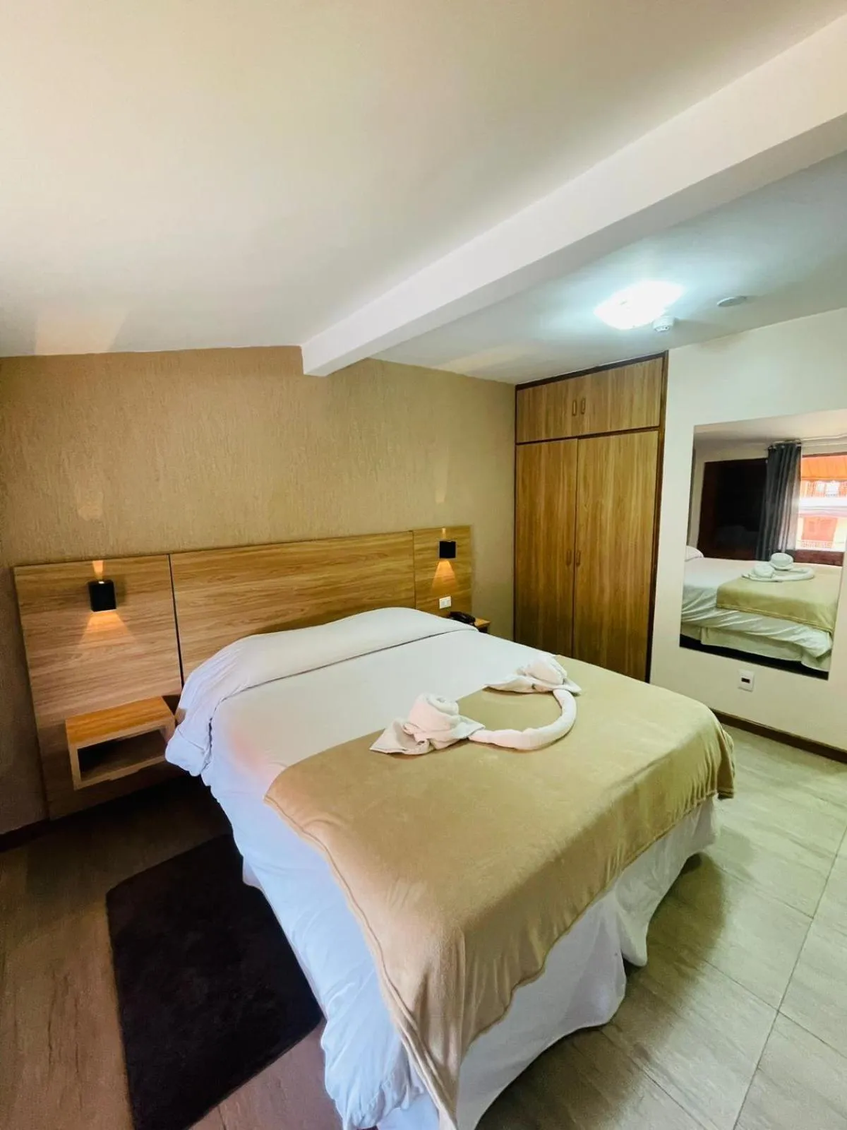 Bed in Hotel Garnier