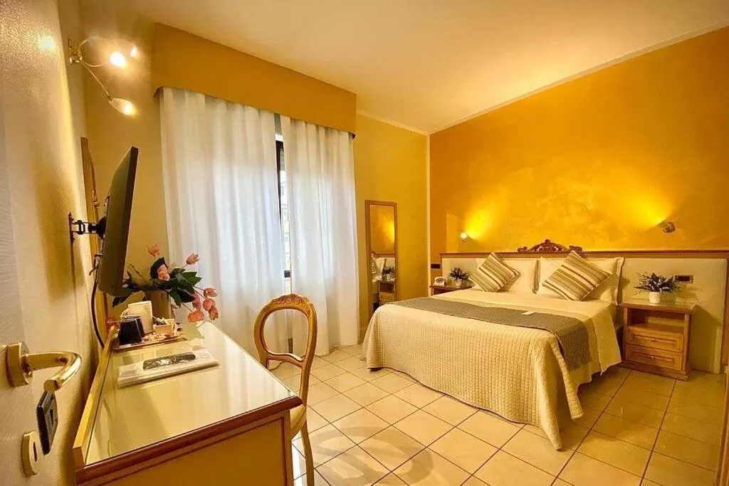 Bed in Piccolo Hotel Nogara