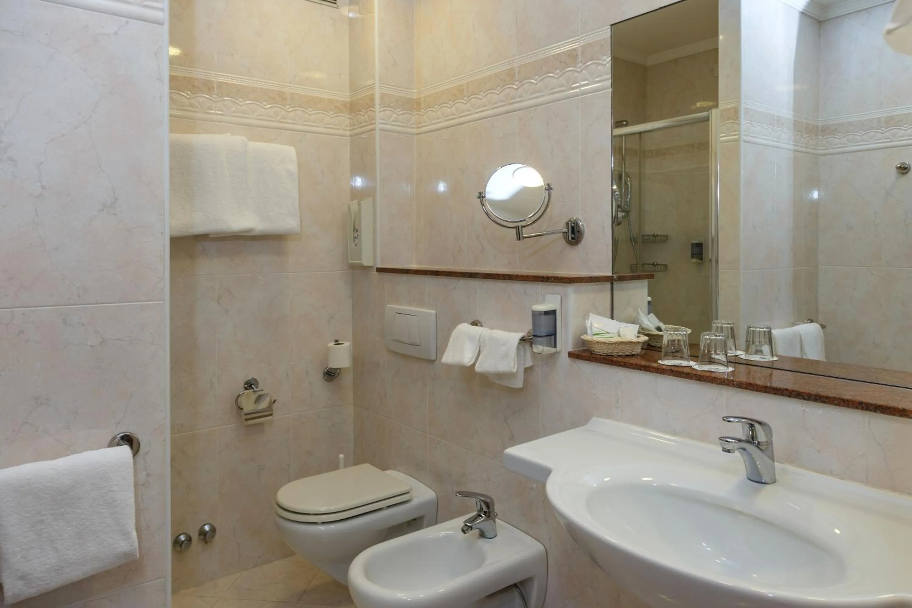 Single Room with Balcony in Hotel Terme Millepini