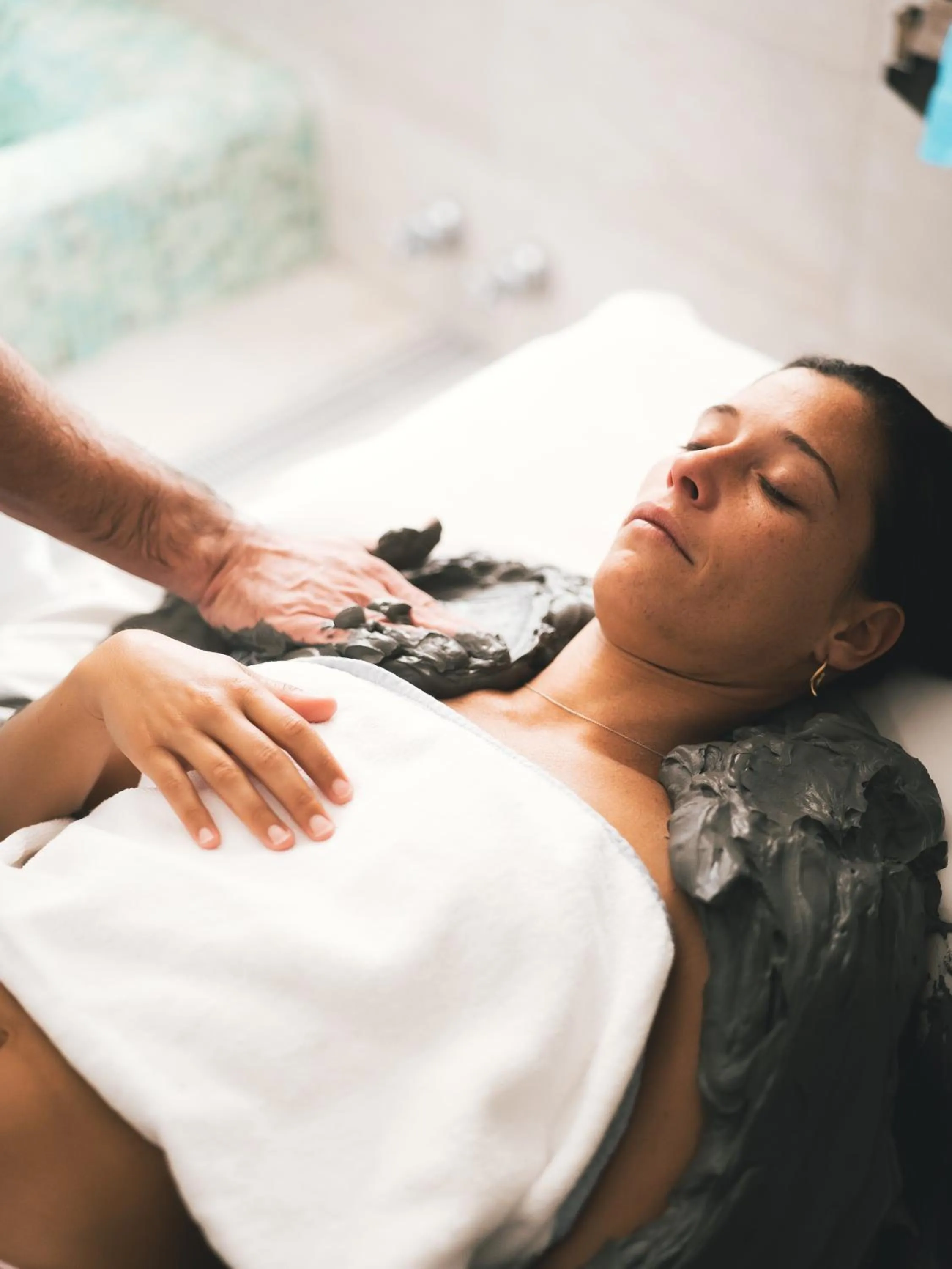 Hot Spring Bath in Hotel Terme Millepini