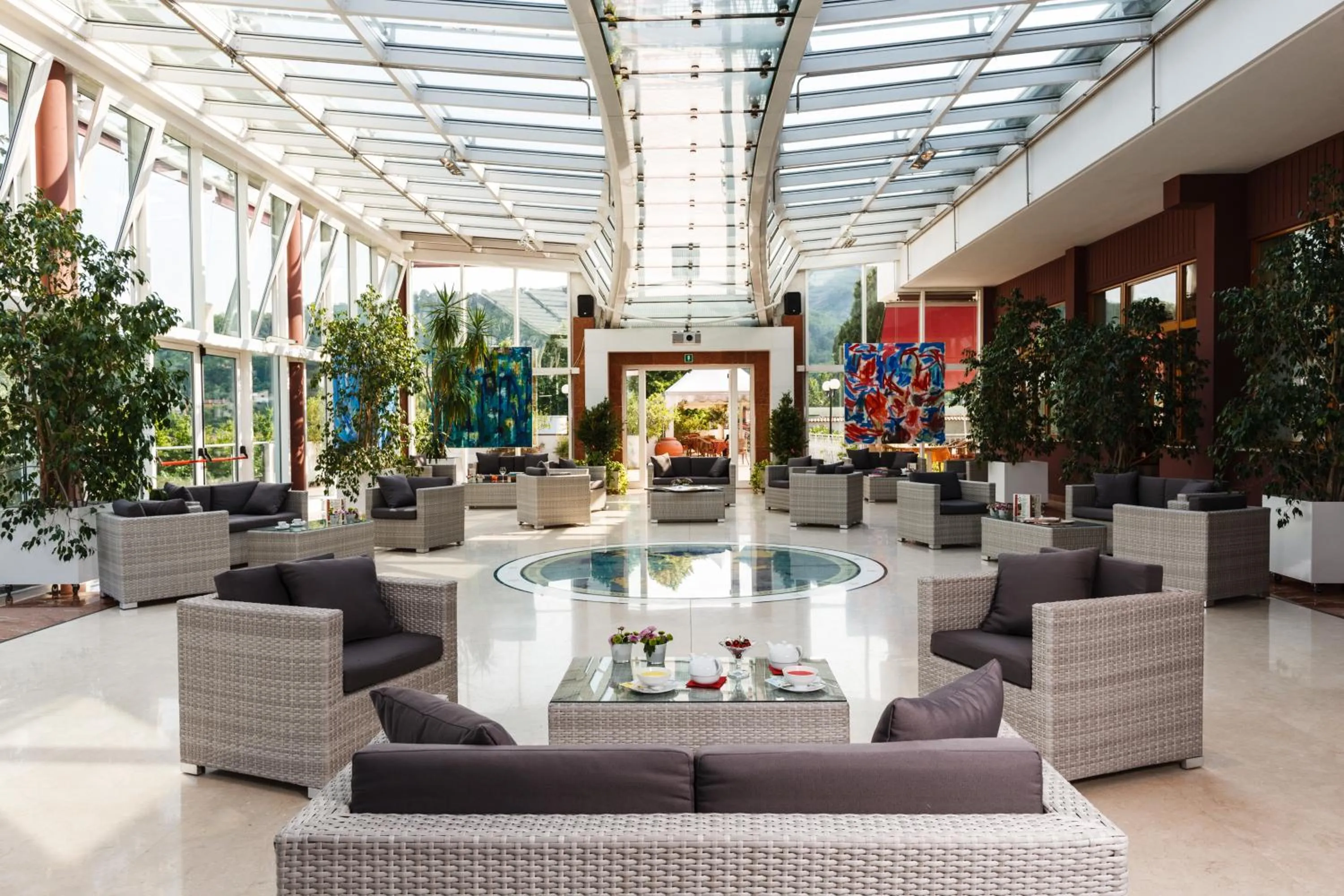 Communal lounge/ TV room in Hotel Terme Millepini