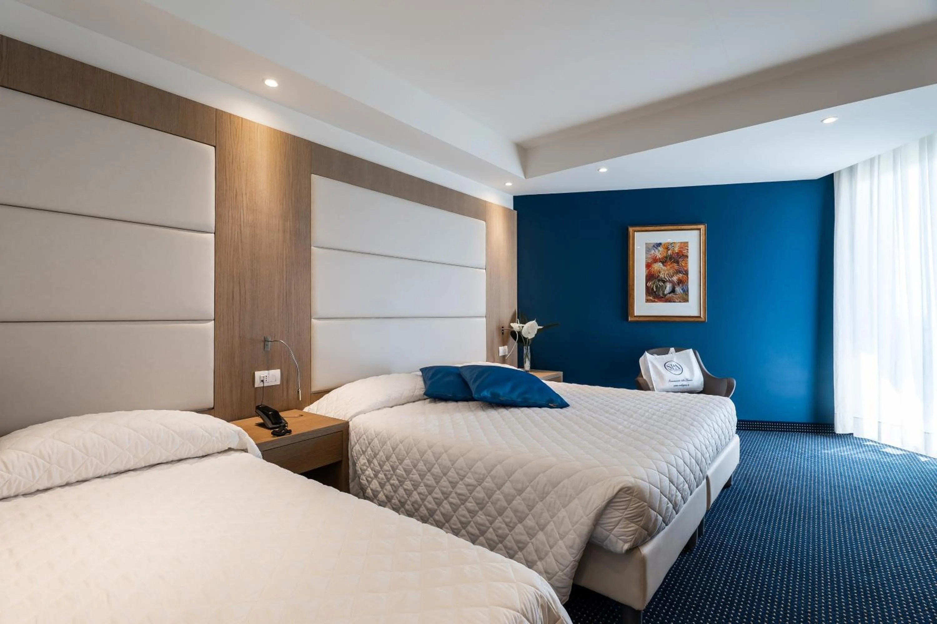 Bedroom, Bed in Hotel Terme Millepini