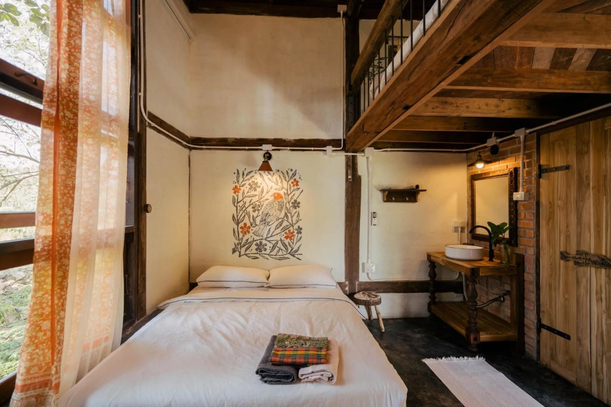 Photo of the whole room, Bed in THE RIVER RUNS CHIANG KLANG