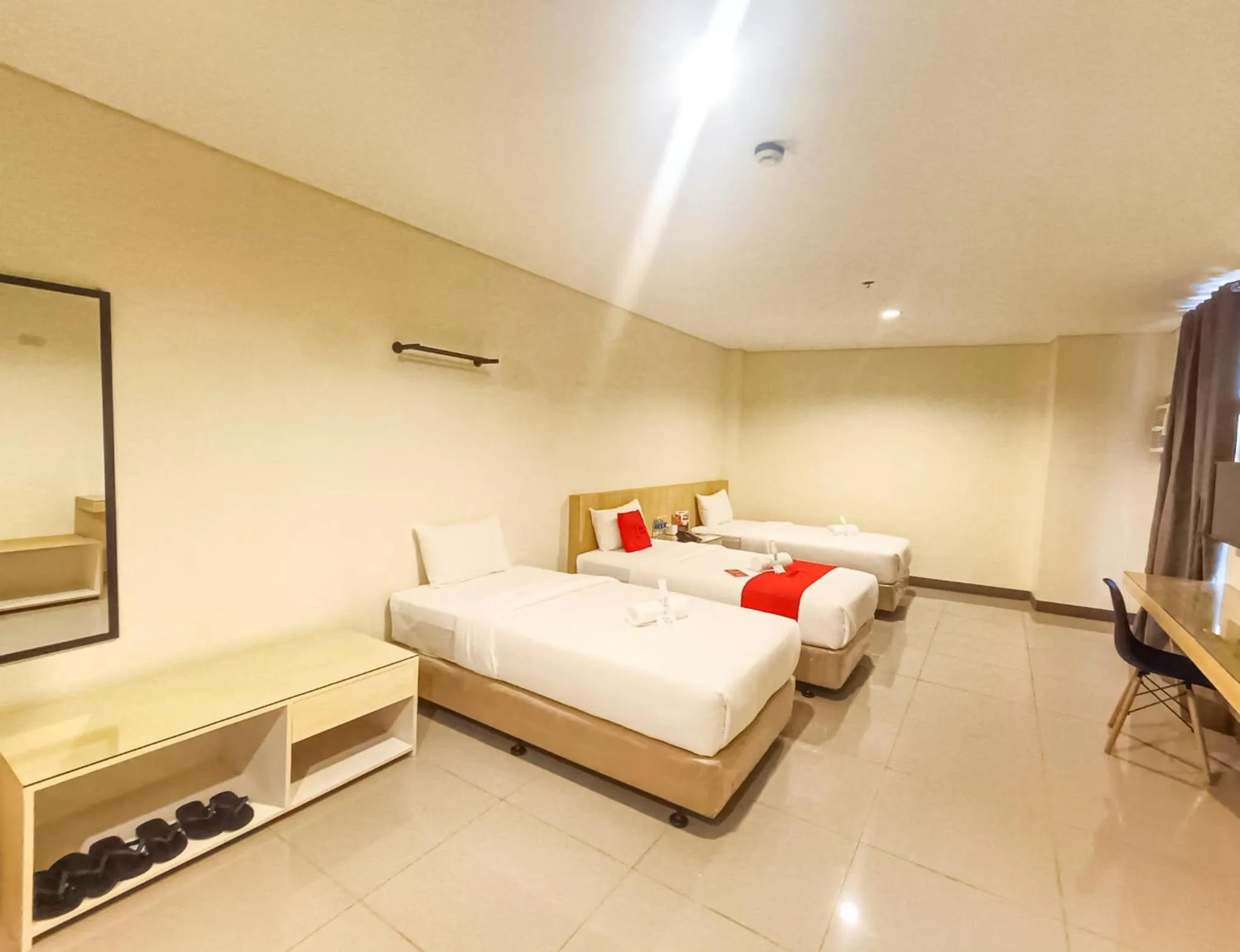 Photo of the whole room, Bed in Kaizen Suites