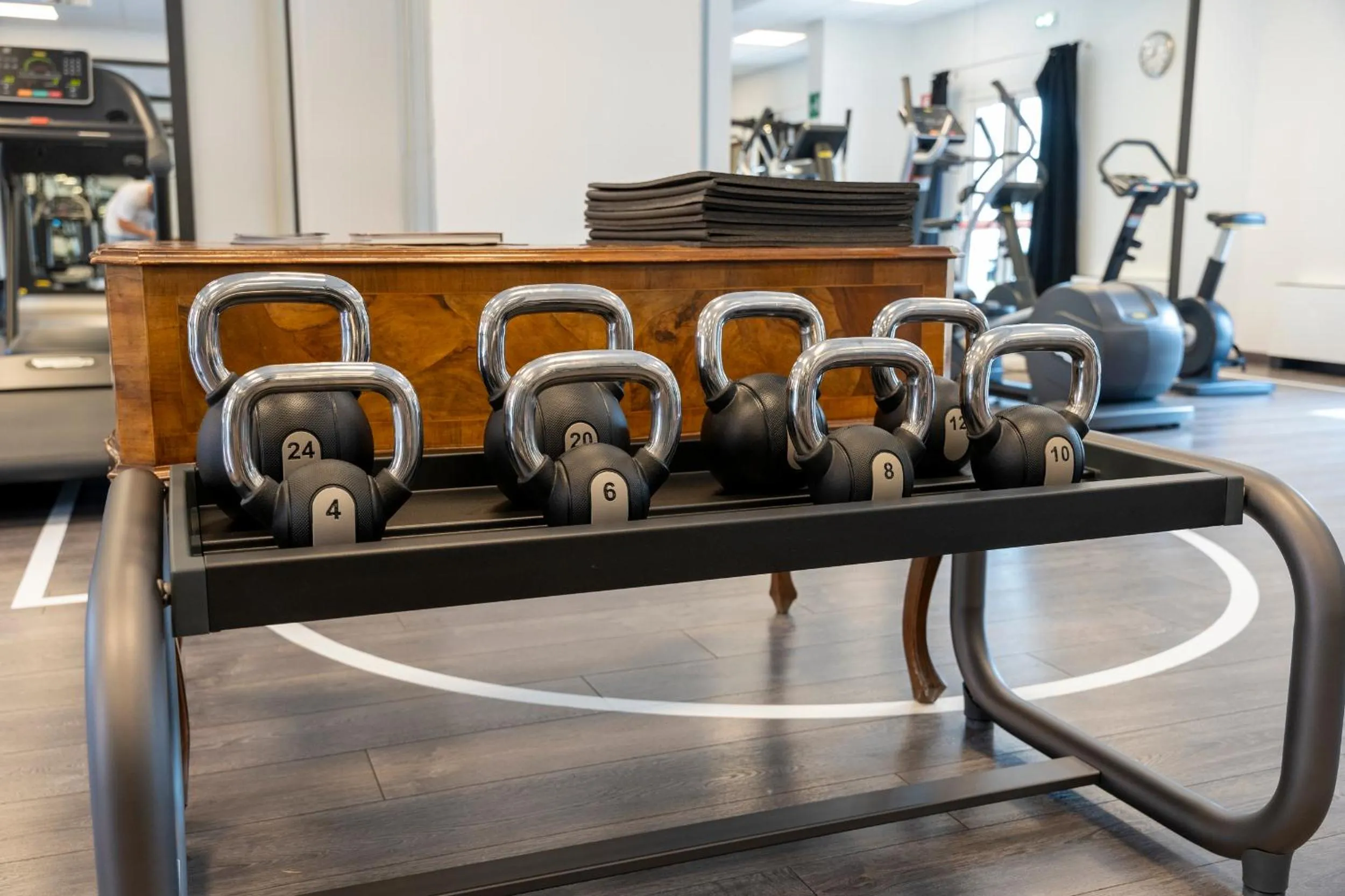 Fitness centre/facilities in The Aries Hotel