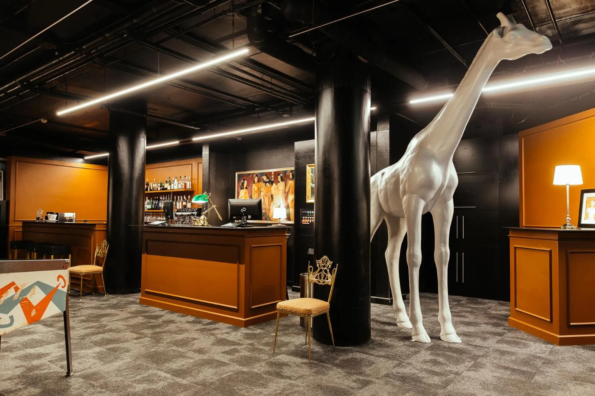 Lobby or reception in The Aries Hotel