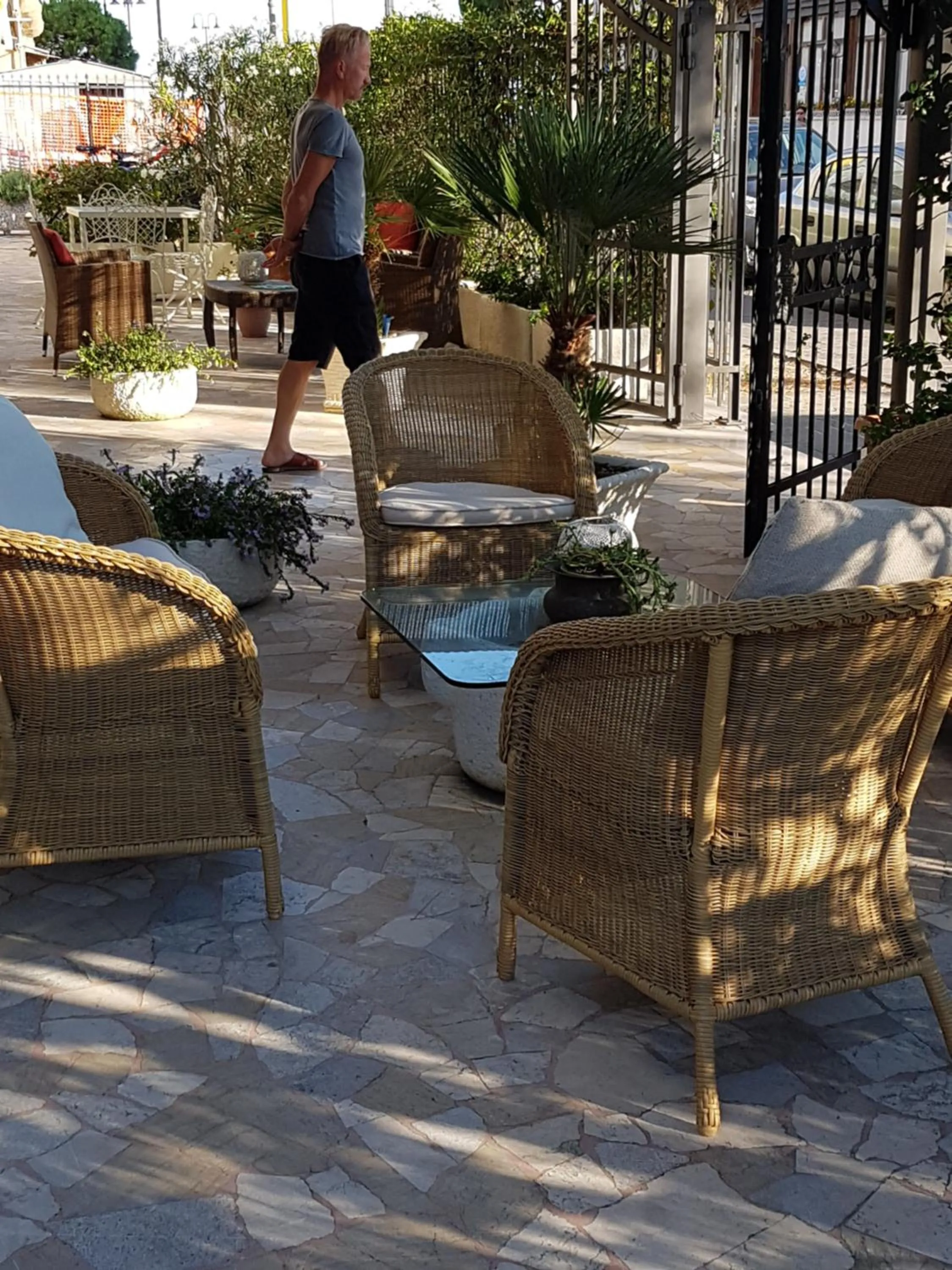 Patio in Hotel Villa Orio & Beatrice