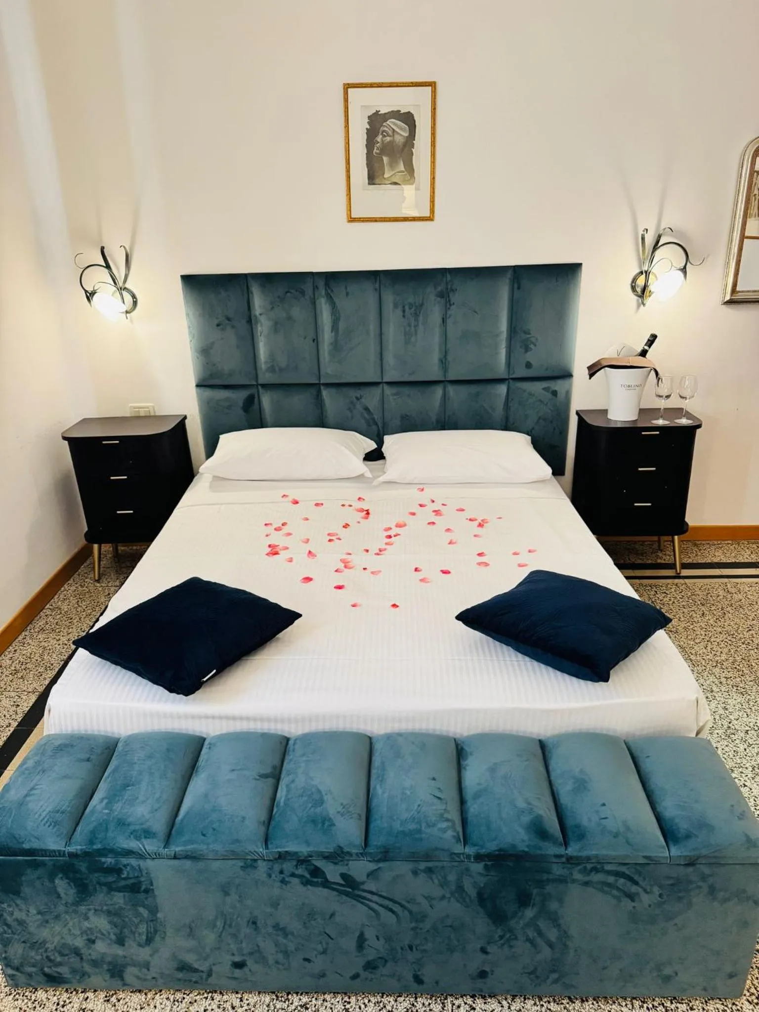 Bedroom, Bed in Hotel Villa Orio & Beatrice