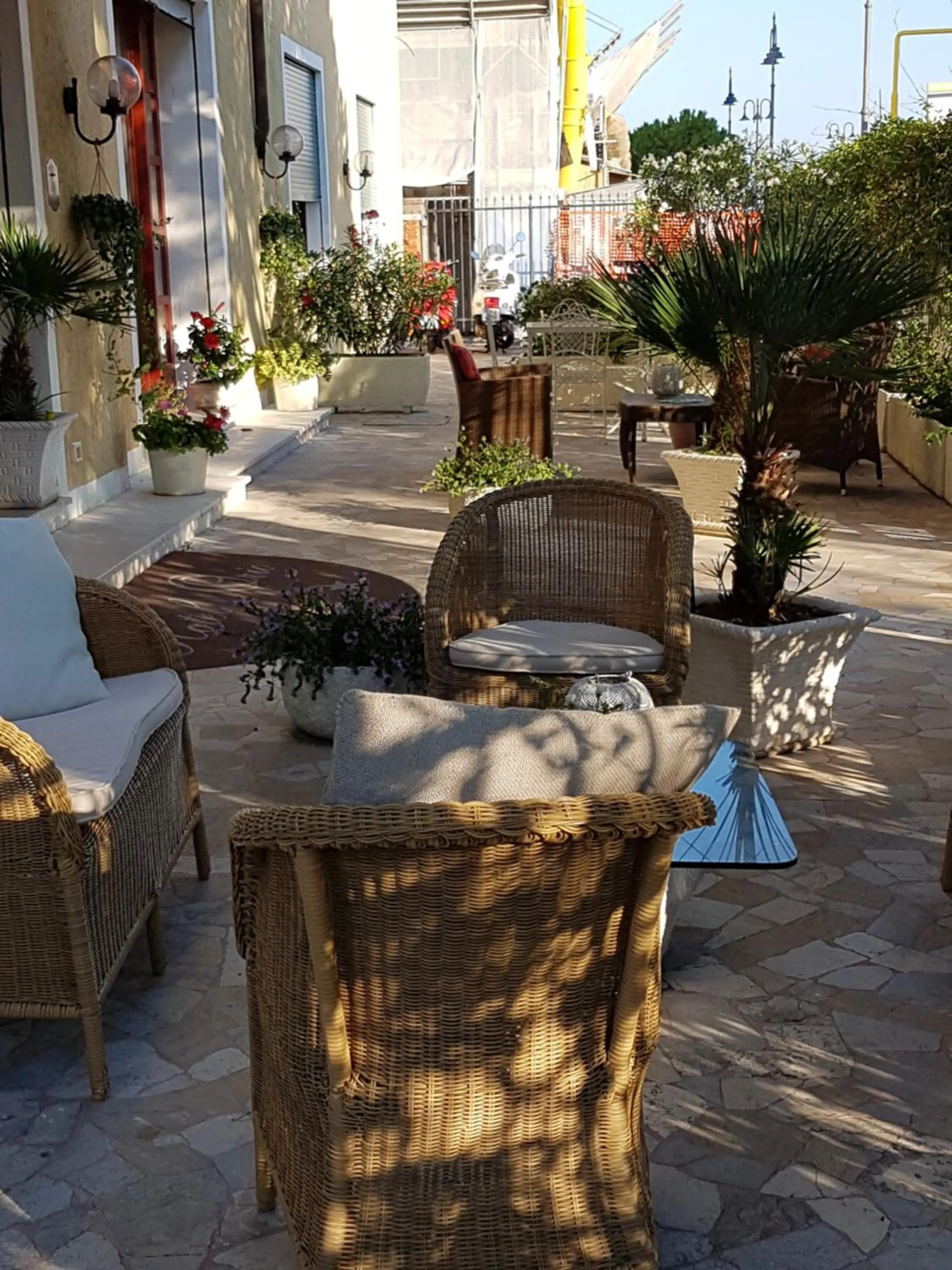 Patio in Hotel Villa Orio & Beatrice