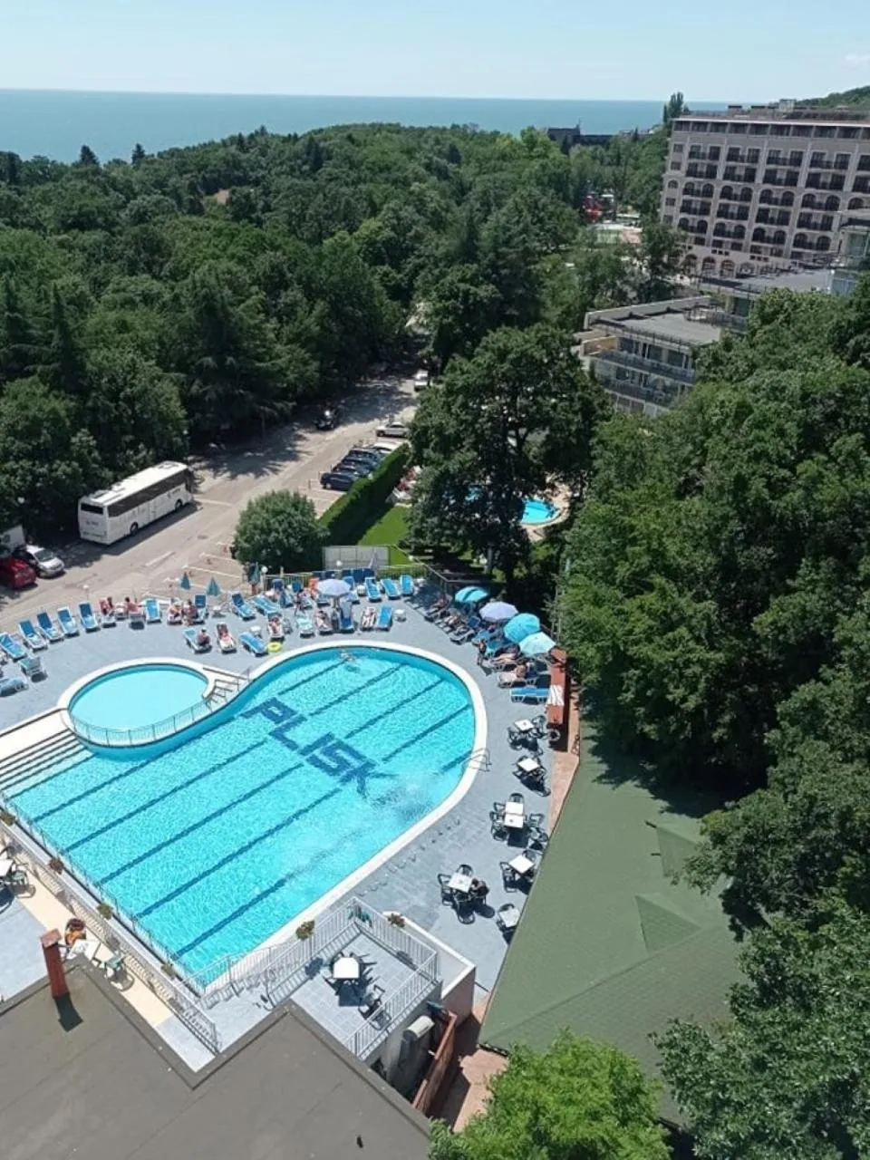 Pool view in Hotel Pliska All inclusive