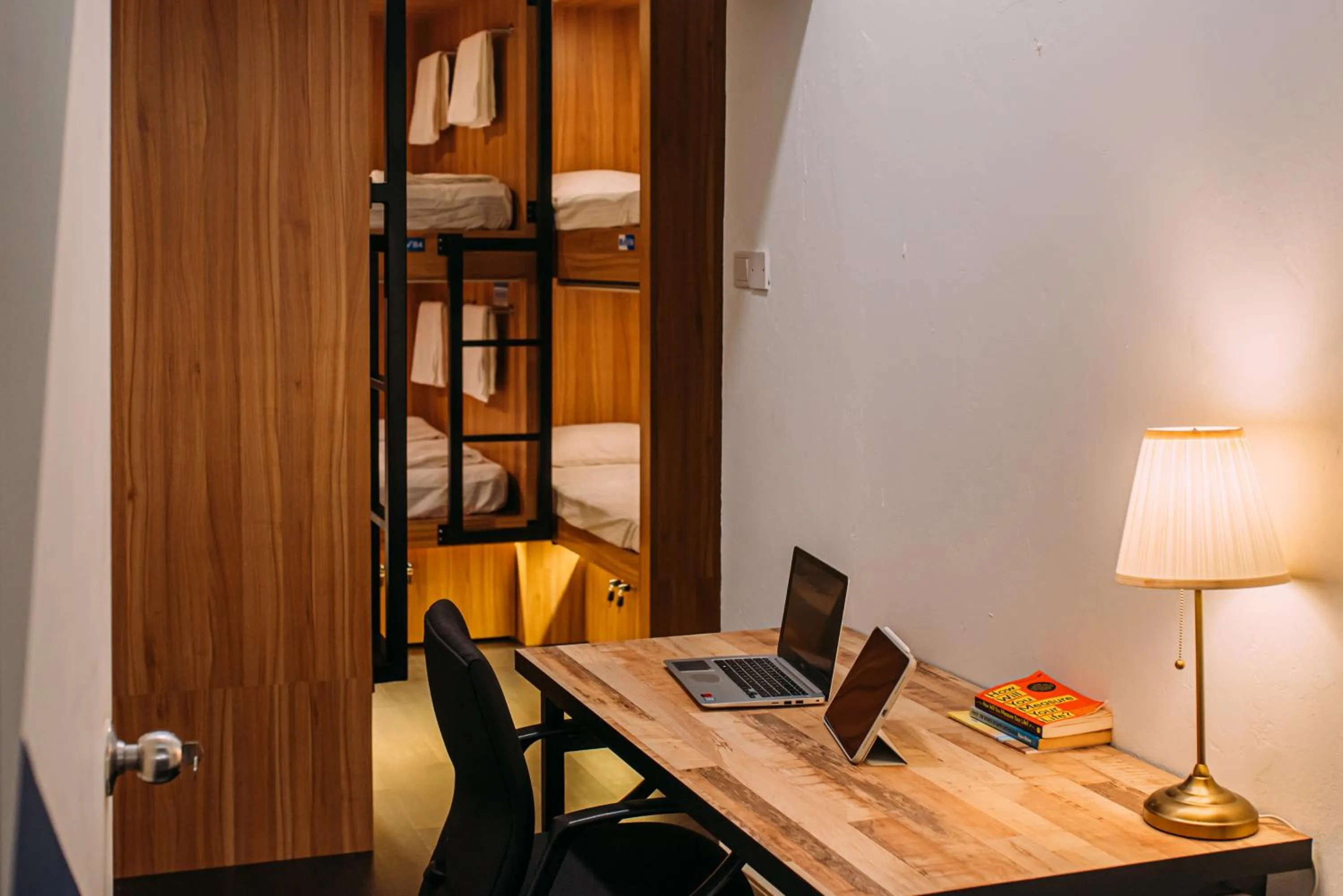 Bed in Bluewaters Pods 38 Hongkong St