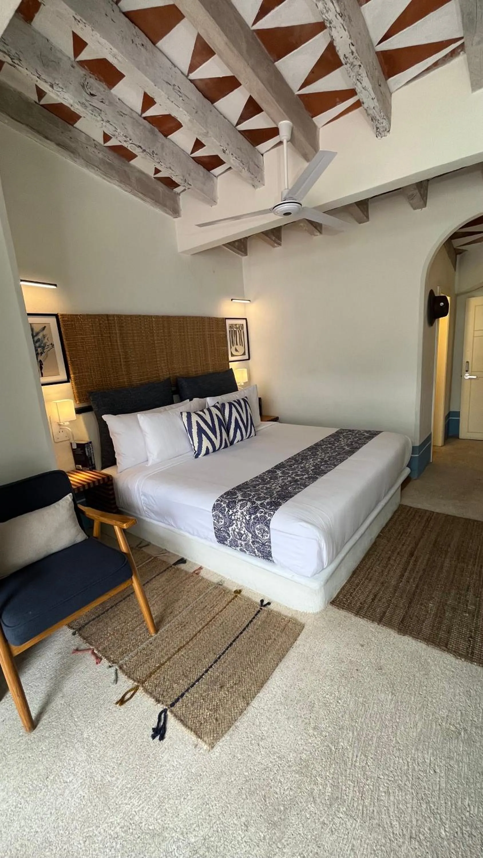 Bed in Hotel El Ciruelo, Tepoztlán