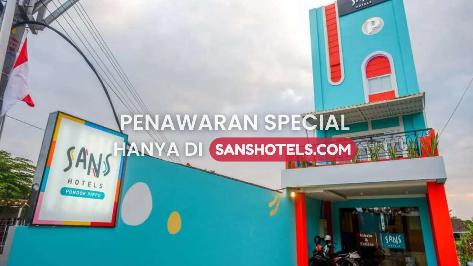 Property building in Sans Hotel Pippo Yogyakarta by RedDoorz