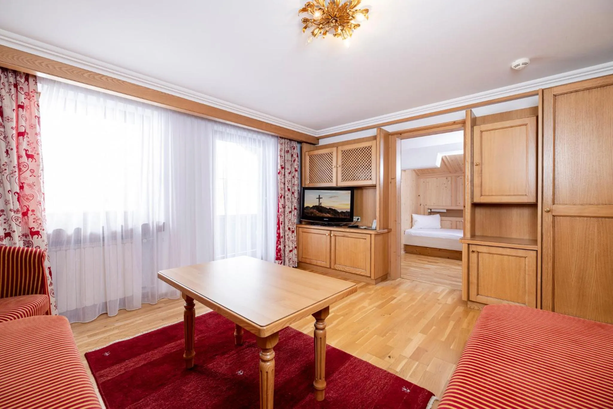 Living room in Aparthotel Landhaus St. Joseph (Indoor Pool)