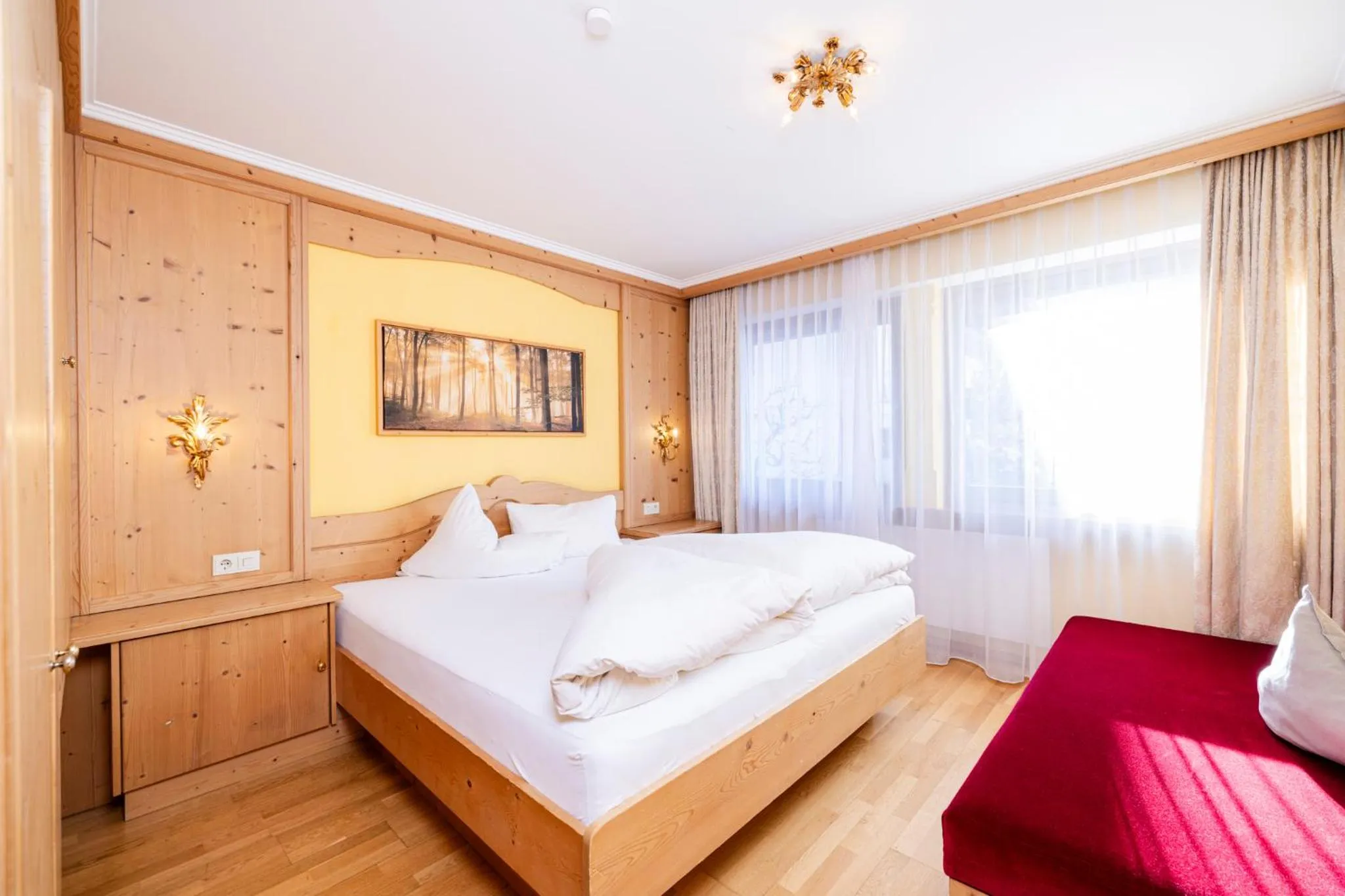 Bedroom, Bed in Aparthotel Landhaus St. Joseph (Indoor Pool)