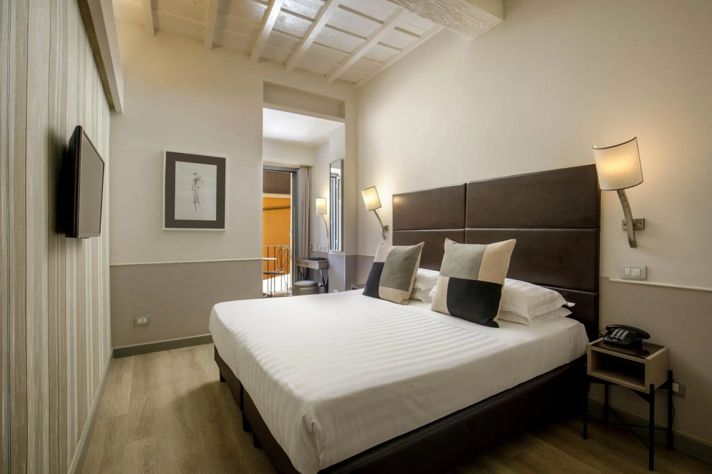 Bedroom, Bed in Condotti Boutique Hotel