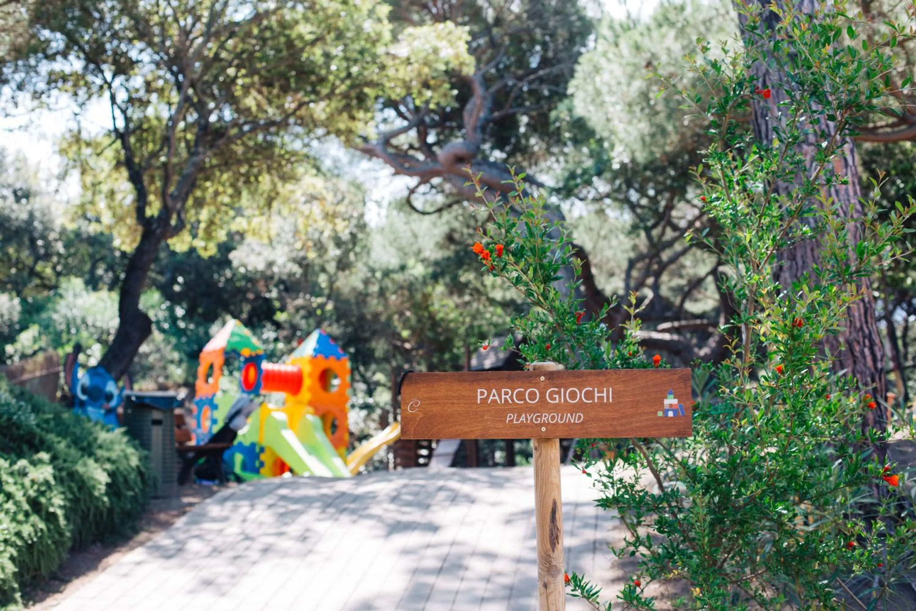 Children play ground in Canado Family Hotel
