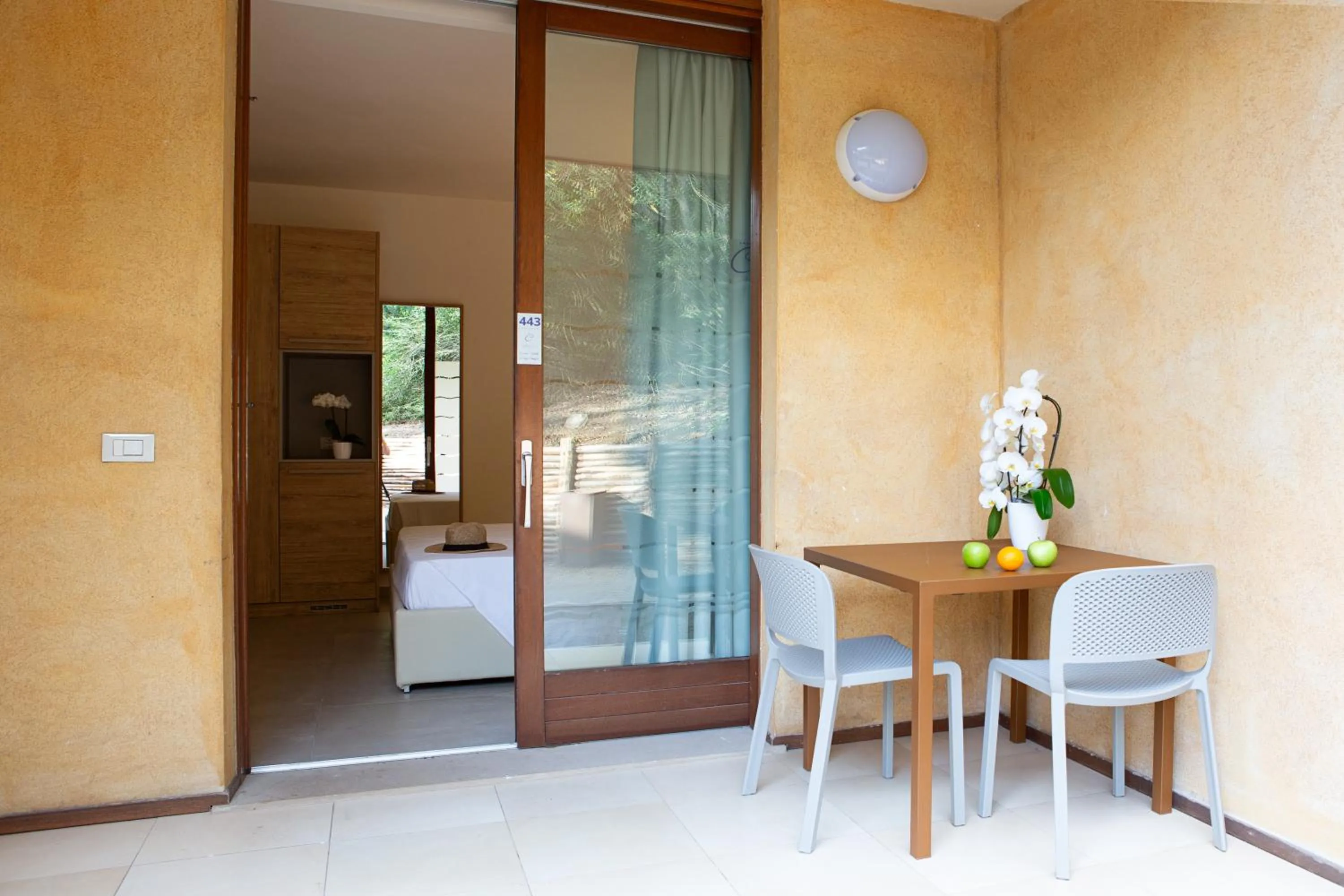 Patio in Canado Family Hotel