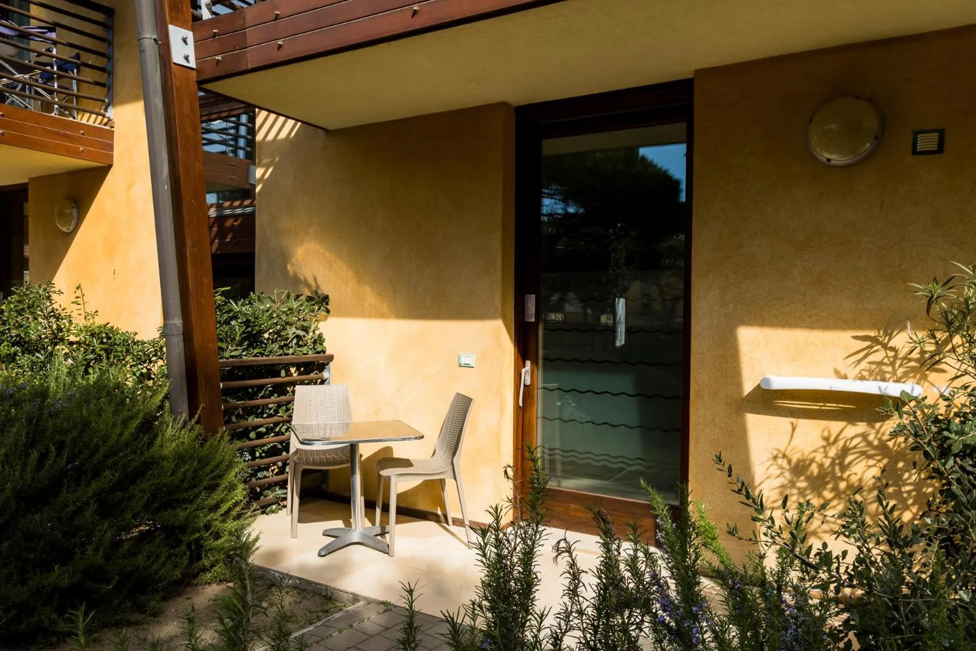 Patio in Canado Family Hotel