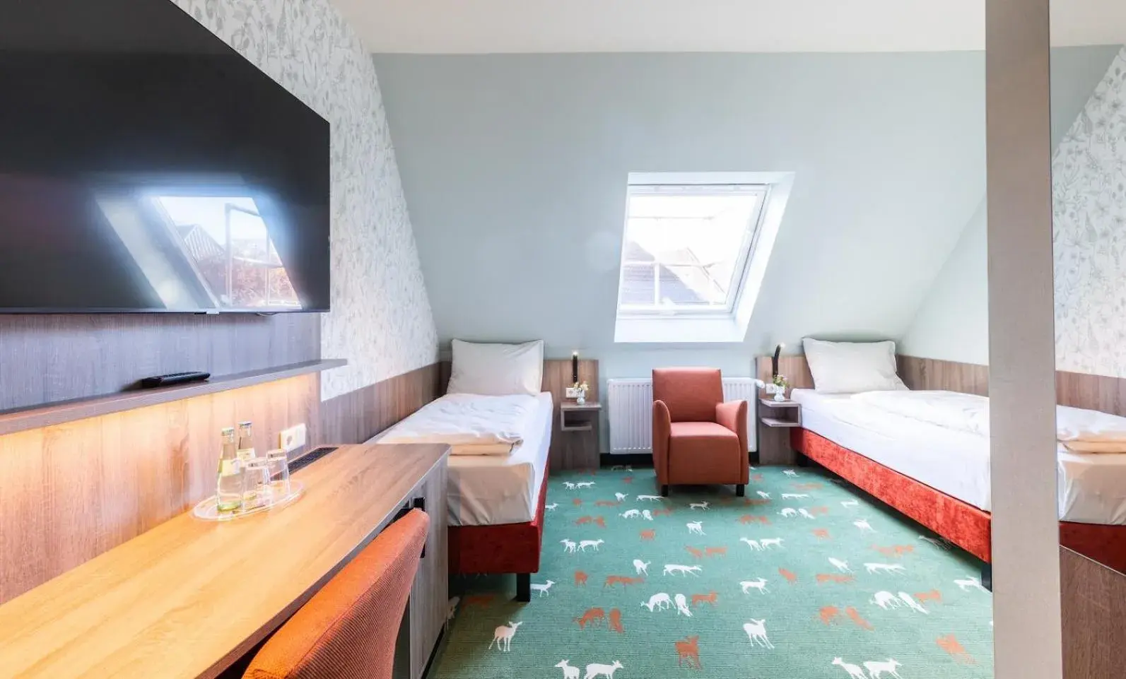 Twin Room - single occupancy in Hotel & Restaurant Hubertus Sehnde Twin Room - single occupancy in Hotel & Restaurant Hubertus Sehnde