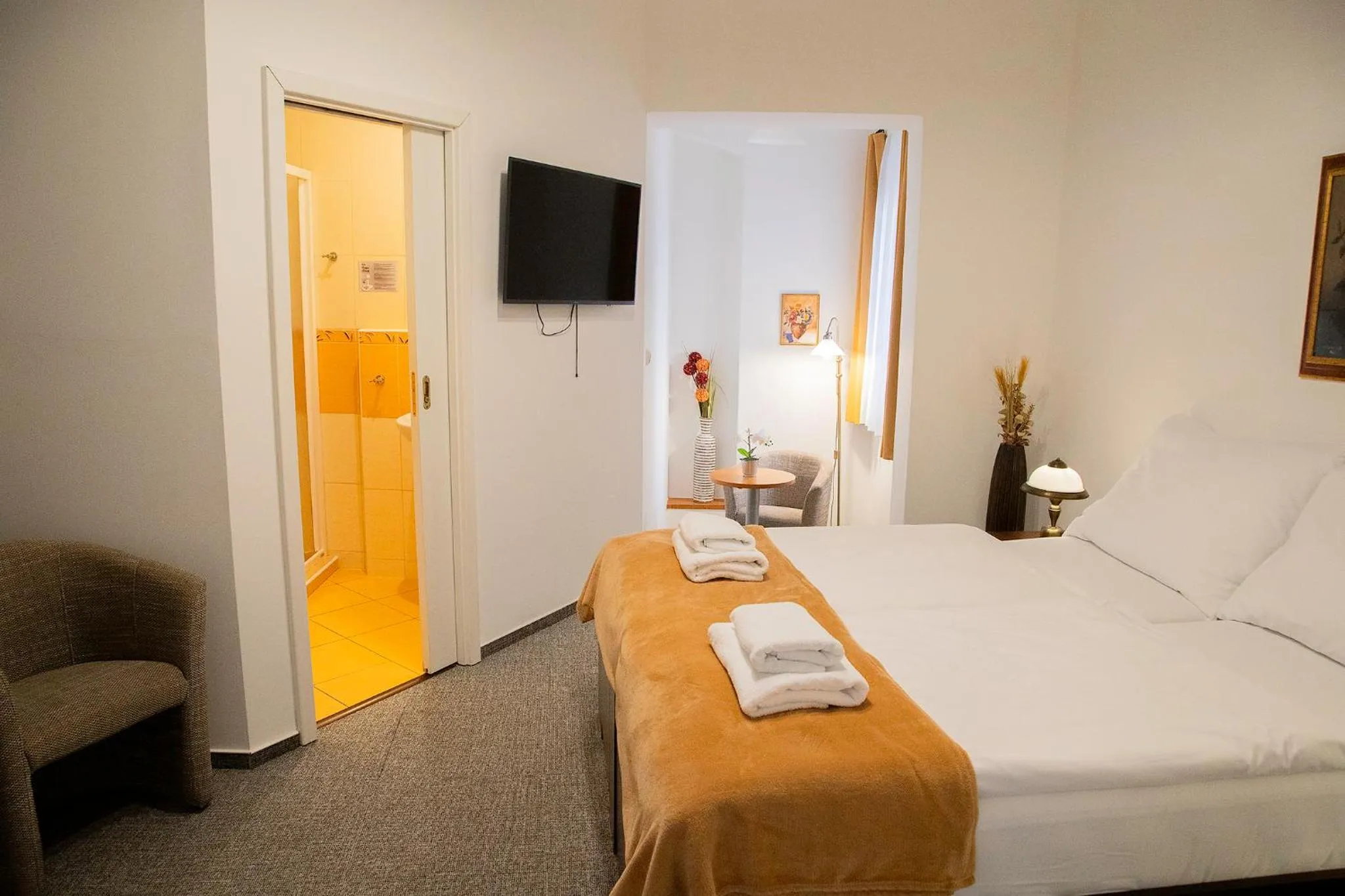 Bed in Old Prague House