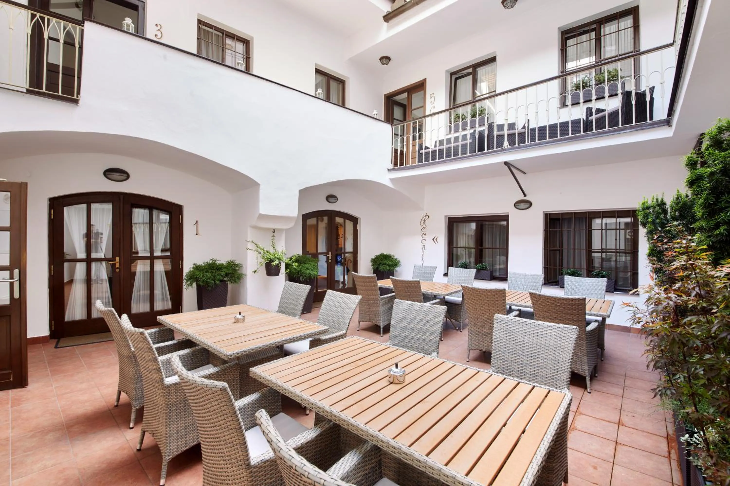 Seating area in Old Prague House