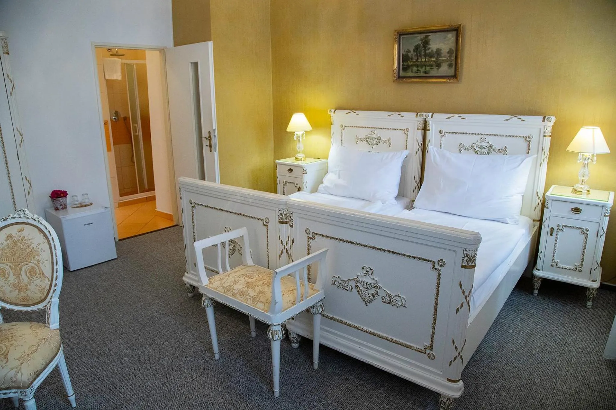 Bed in Old Prague House