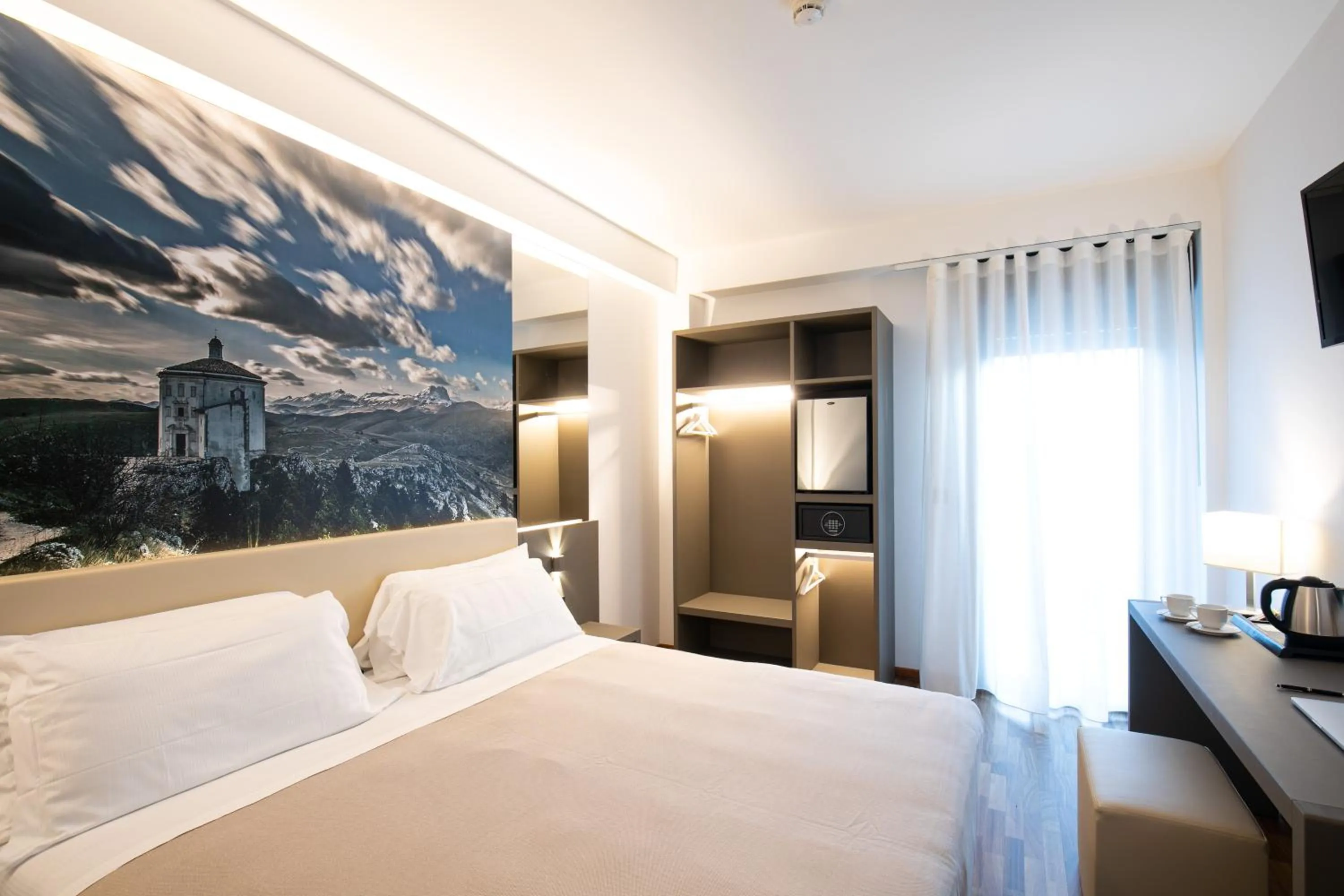 Bed in Hotel Federico II