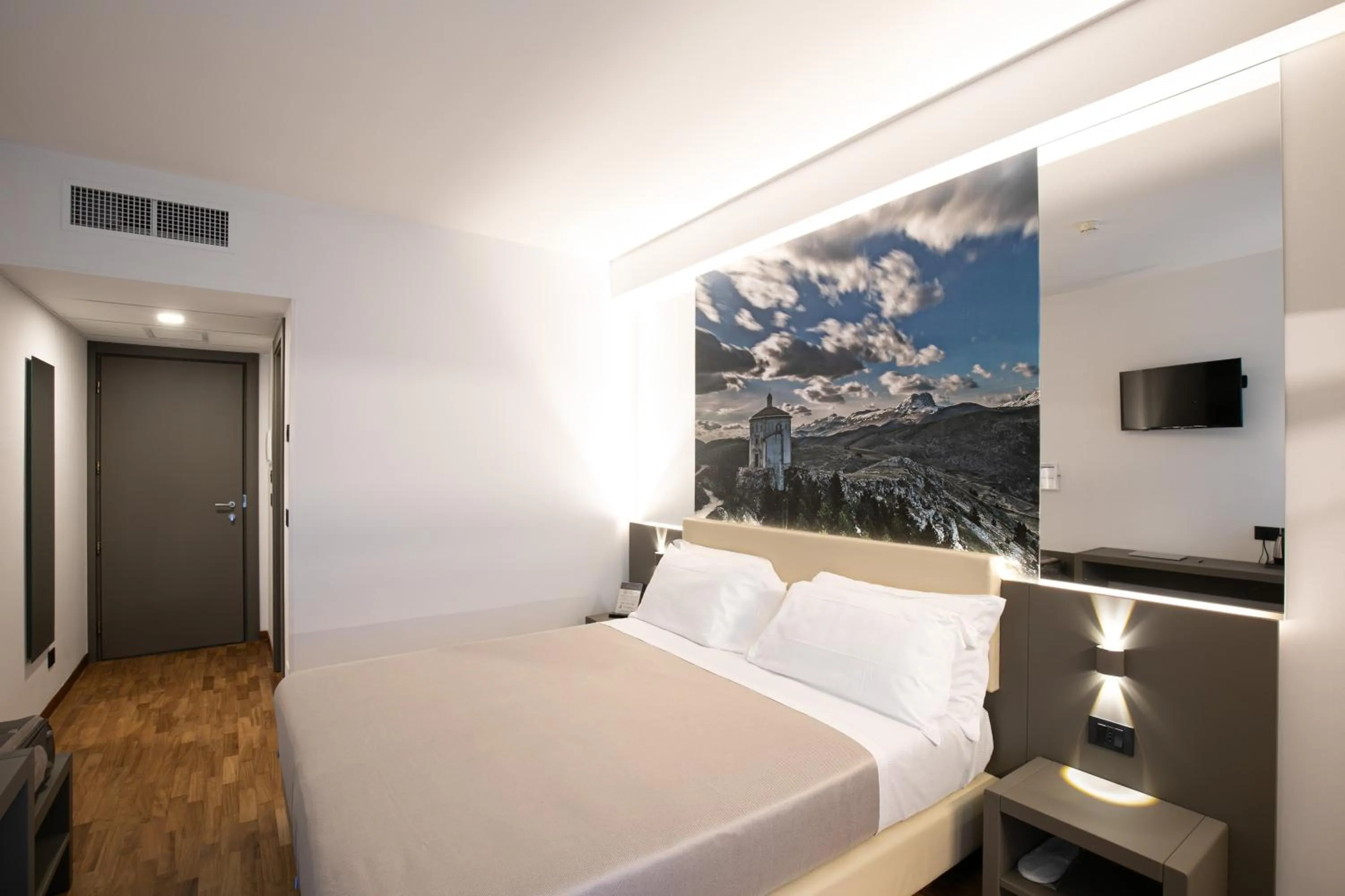 Bed in Hotel Federico II